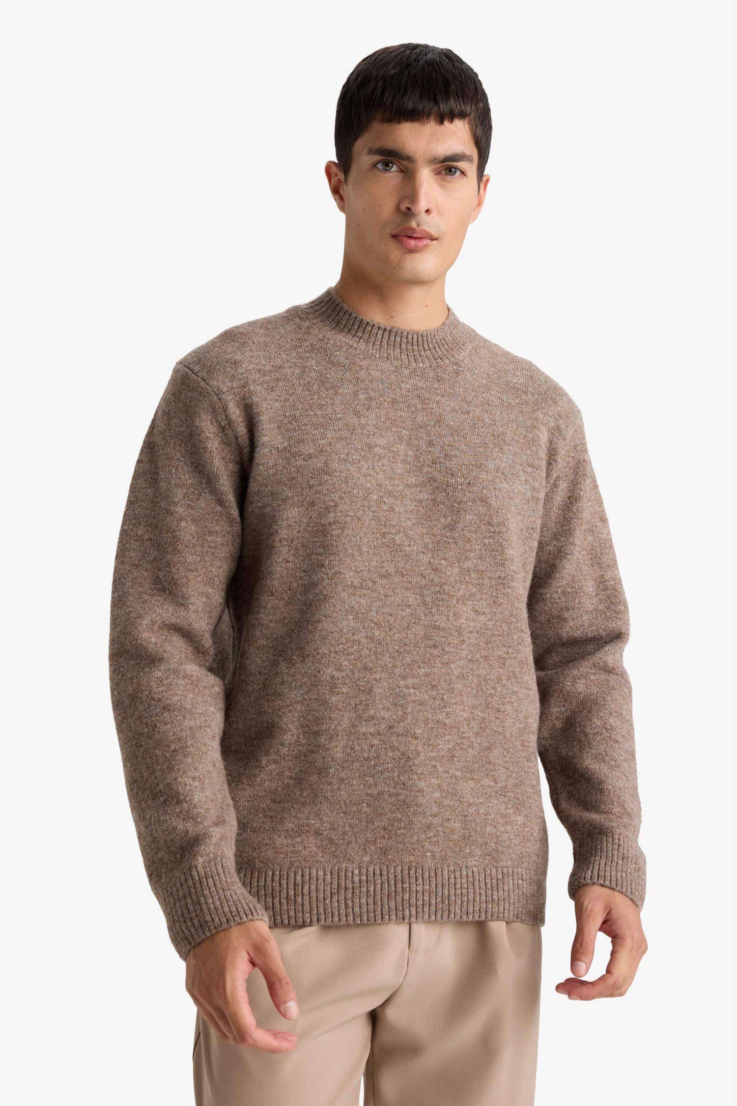 Relax Fit Crew Neck Knitwear Pullover