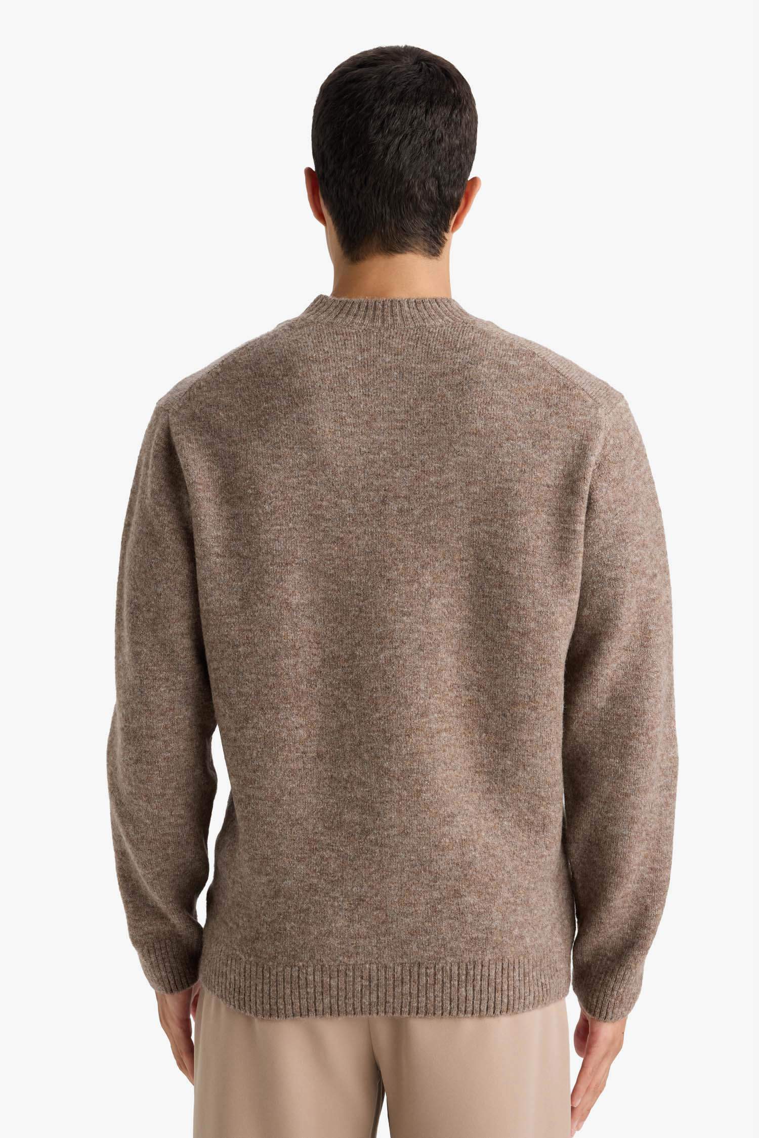 Relax Fit Bisiklet Yaka Triko Kazak