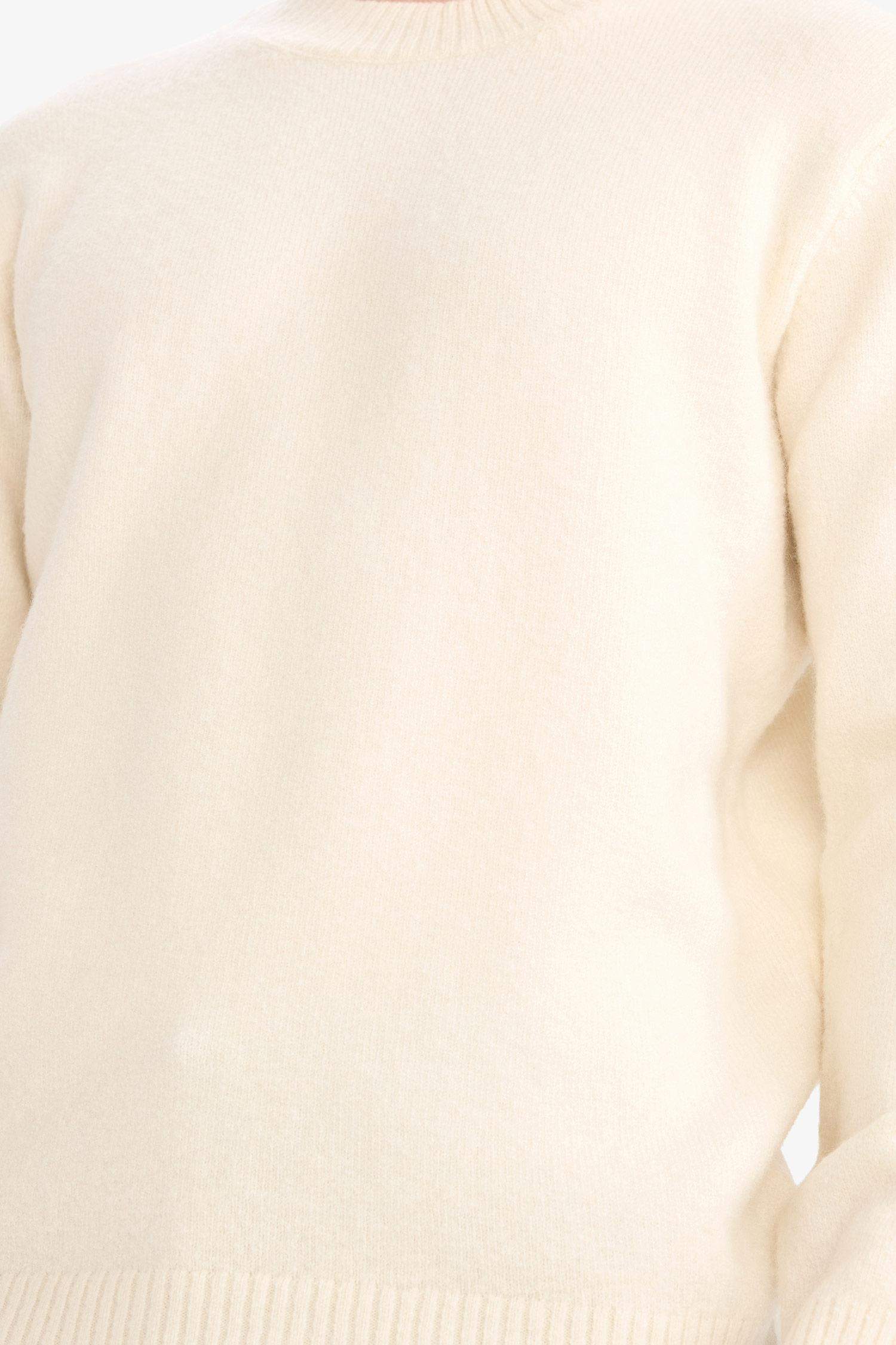 Pull en tricot à col rond Coupe décontractée