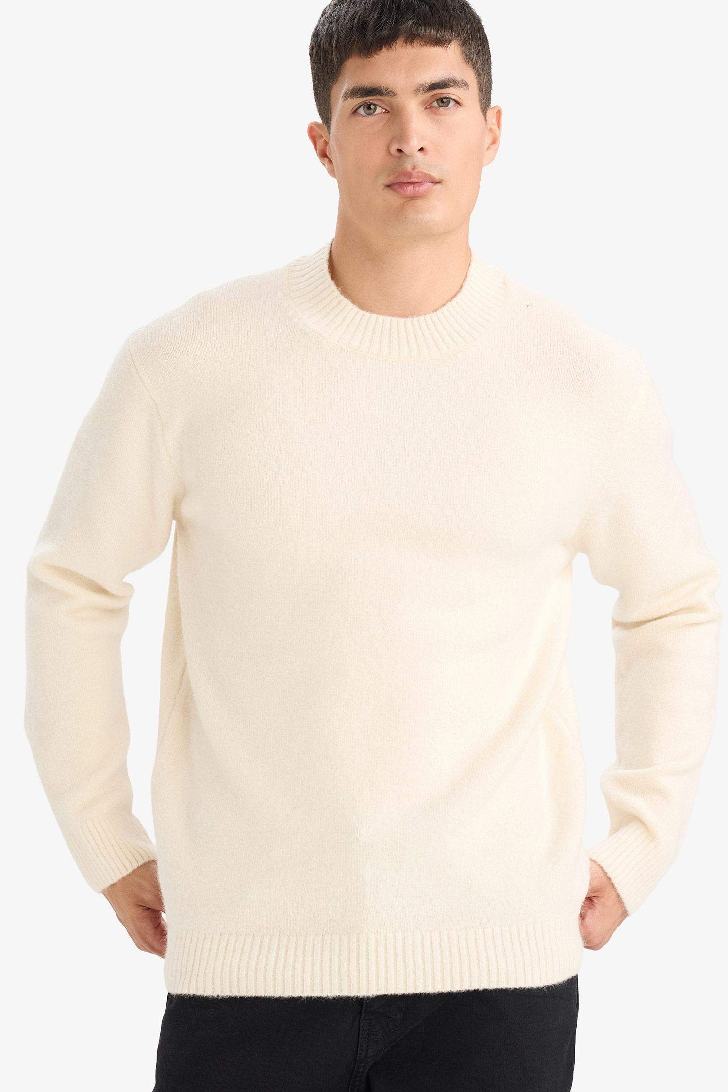Relax Fit Crew Neck Knitwear Pullover
