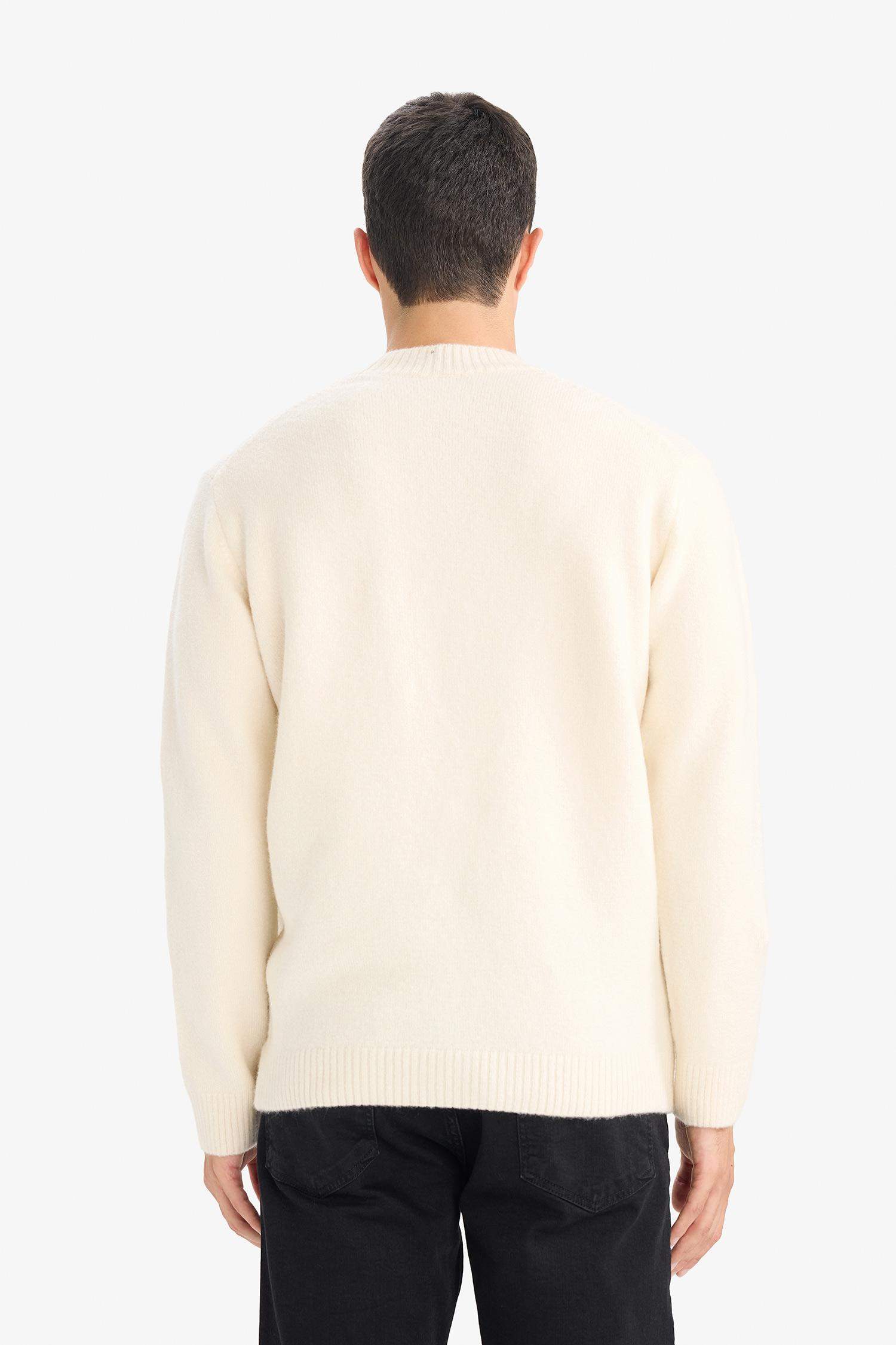 Relax Fit Crew Neck Knitwear Pullover