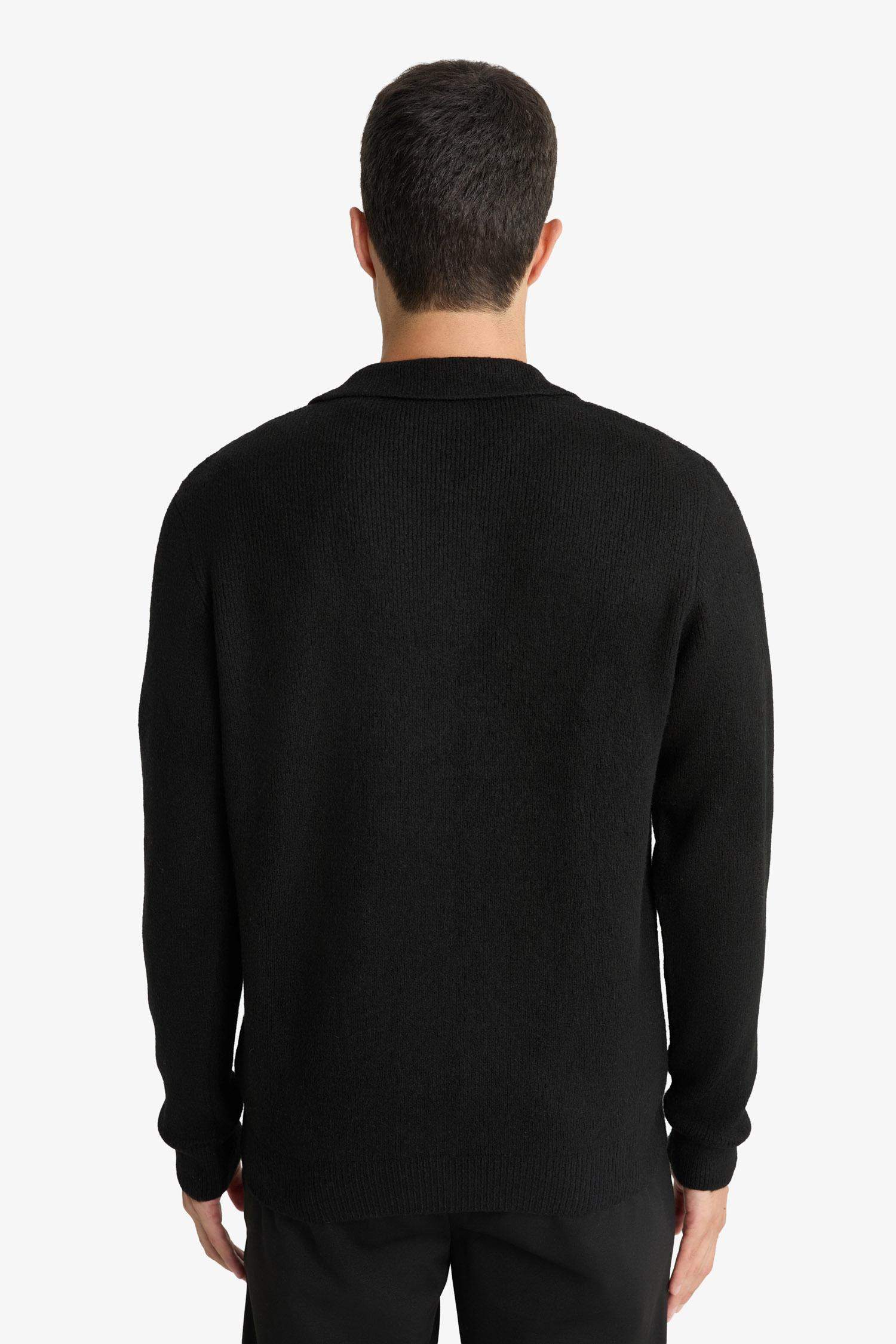 جاكيت تريكو قصة عادية بياخة بولو