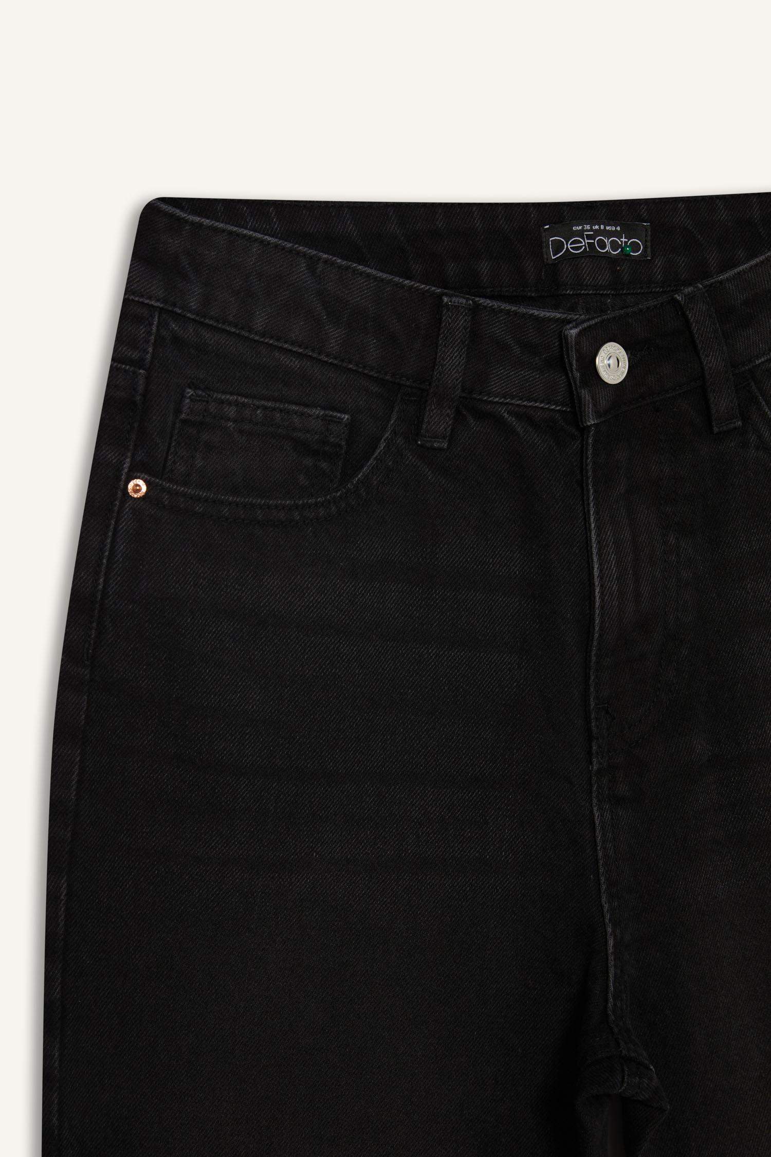 Straight Fit High Waist Straight Leg Jeans