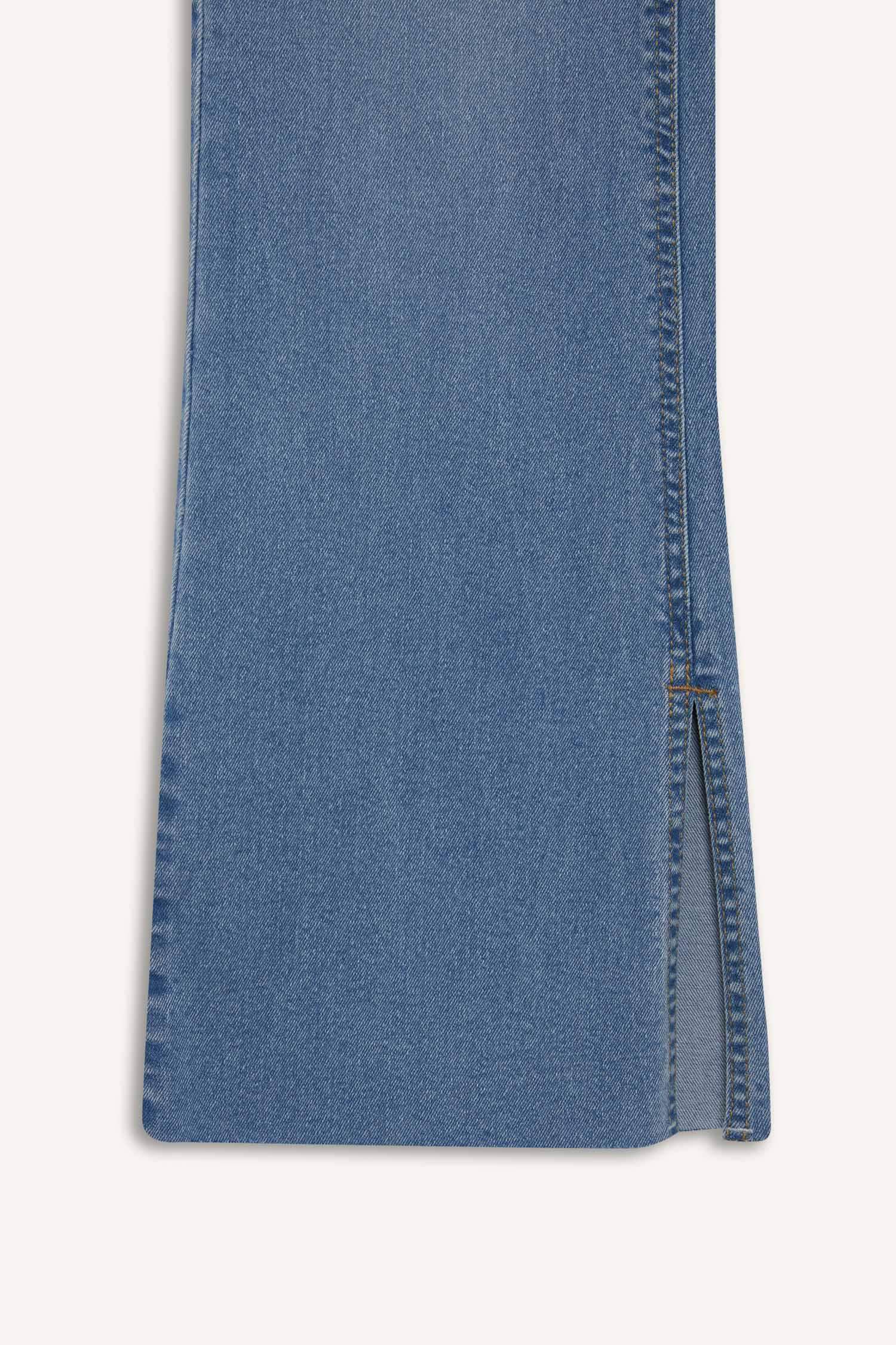 Slim Flare High Waist Straight Leg Jeans