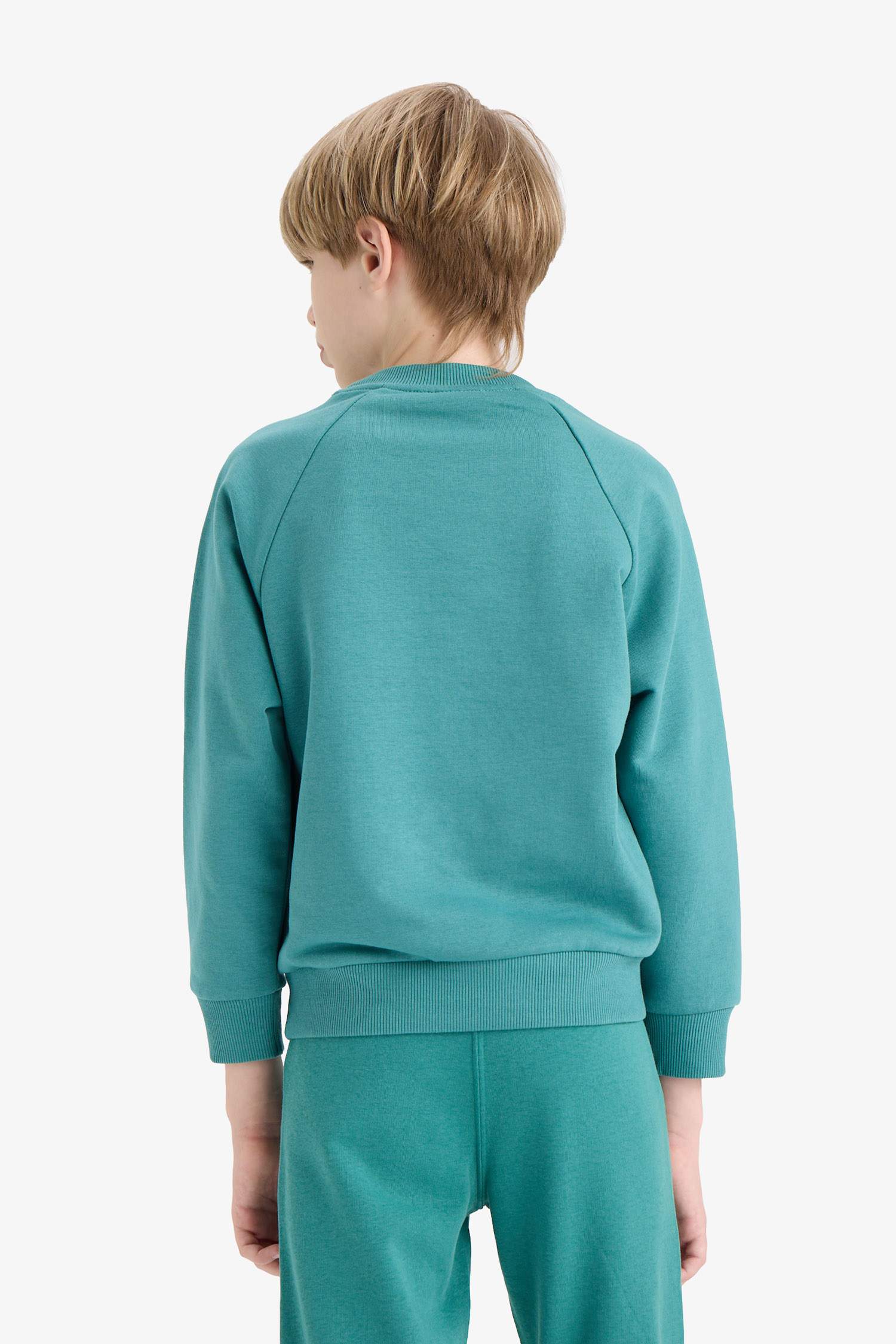 Boy Basic Crew Neck Sweatshirt