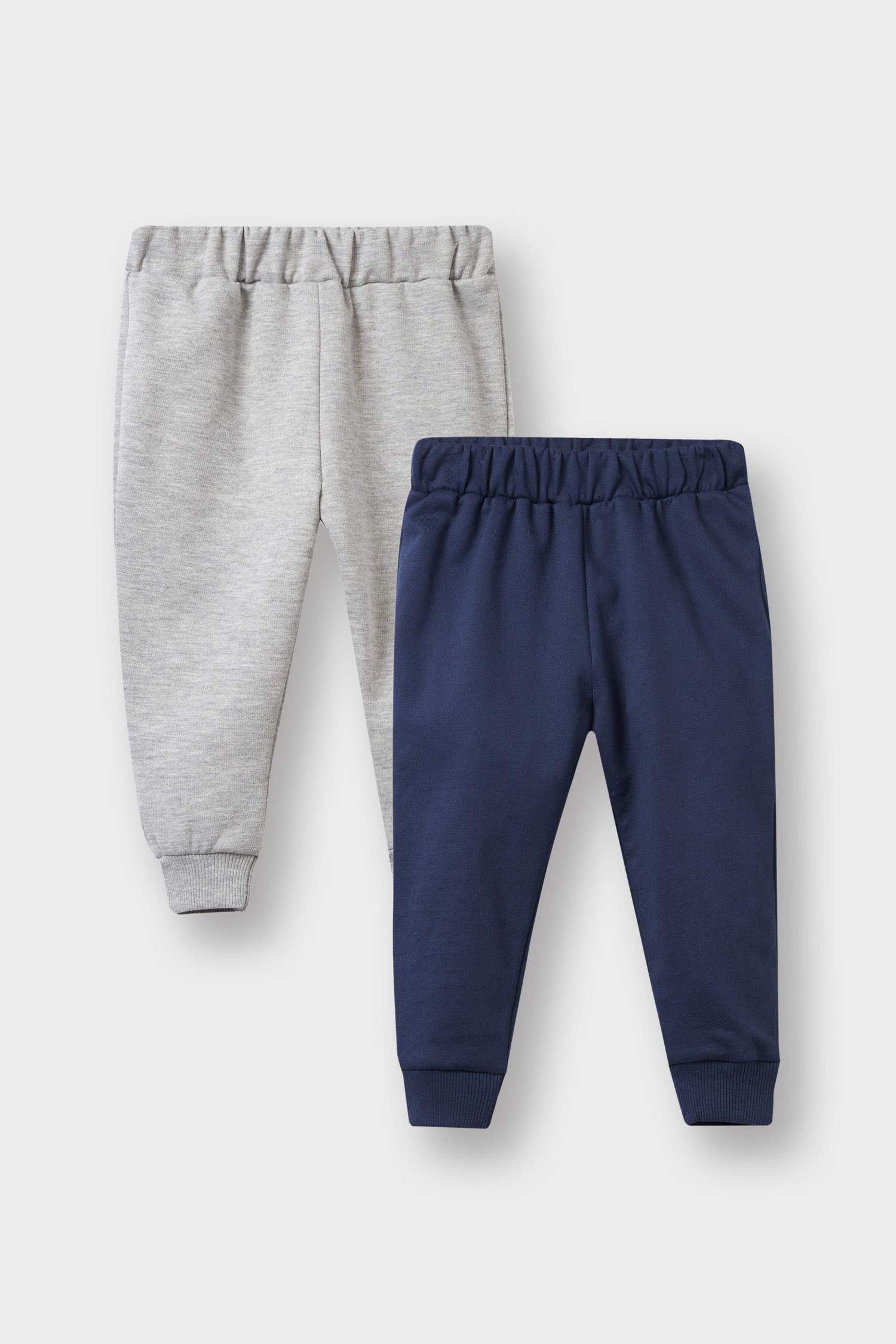 بنطرون قماش رقيق قصة عادية من قطعتين