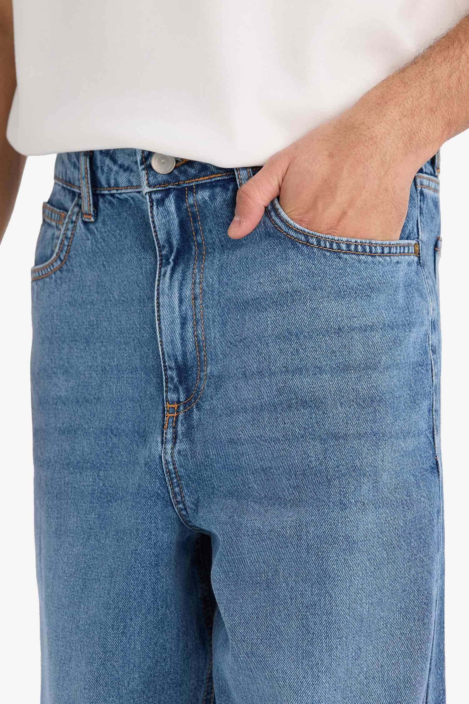 Baggy Fit Geniş Paça Jean Pantolon