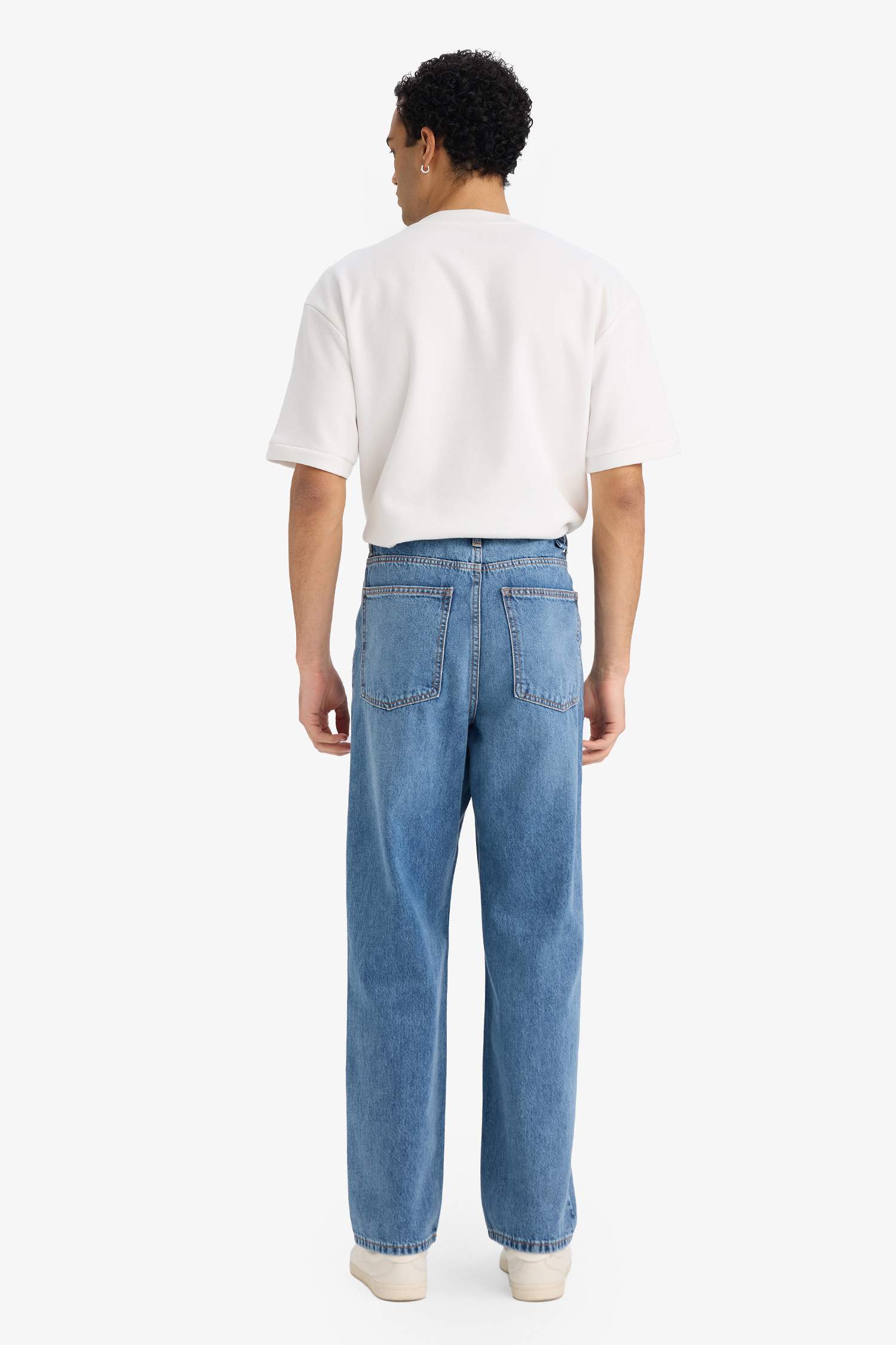 Baggy Fit Geniş Paça Jean Pantolon