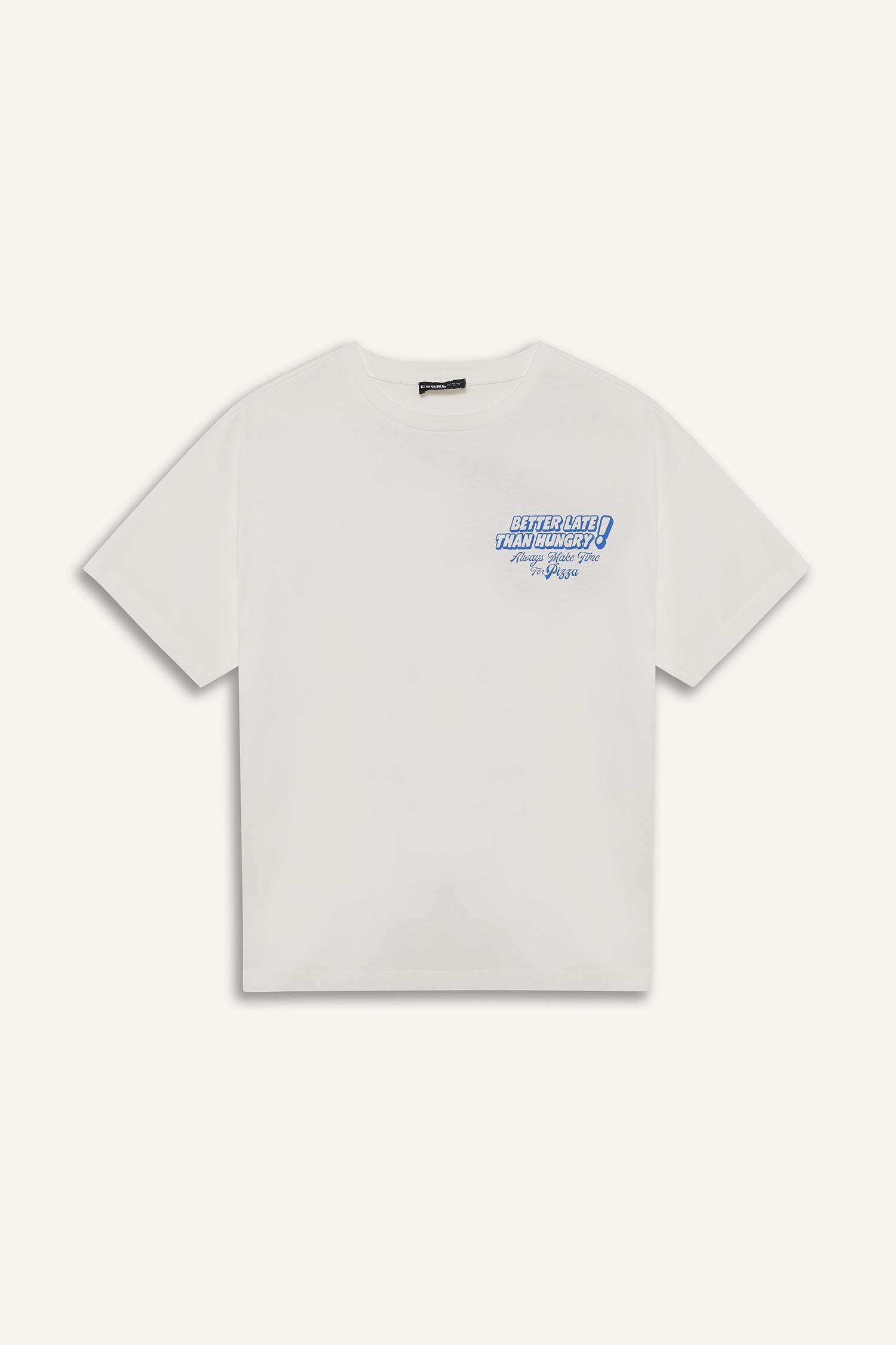 Oversize Fit Printed Short Sleeve T-Shirt