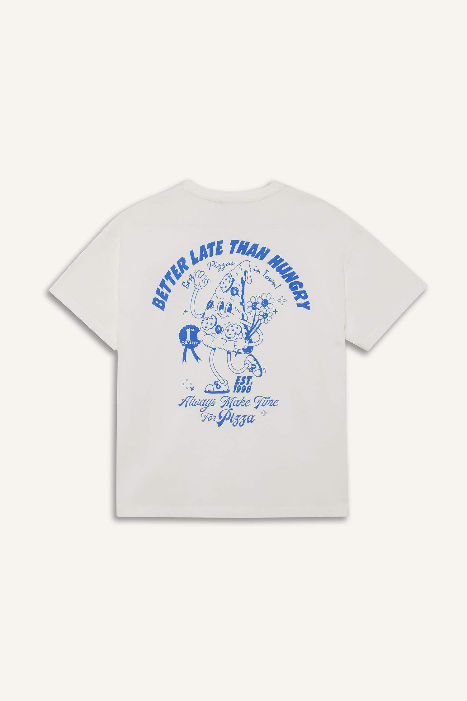 Oversize Fit Printed Short Sleeve T-Shirt