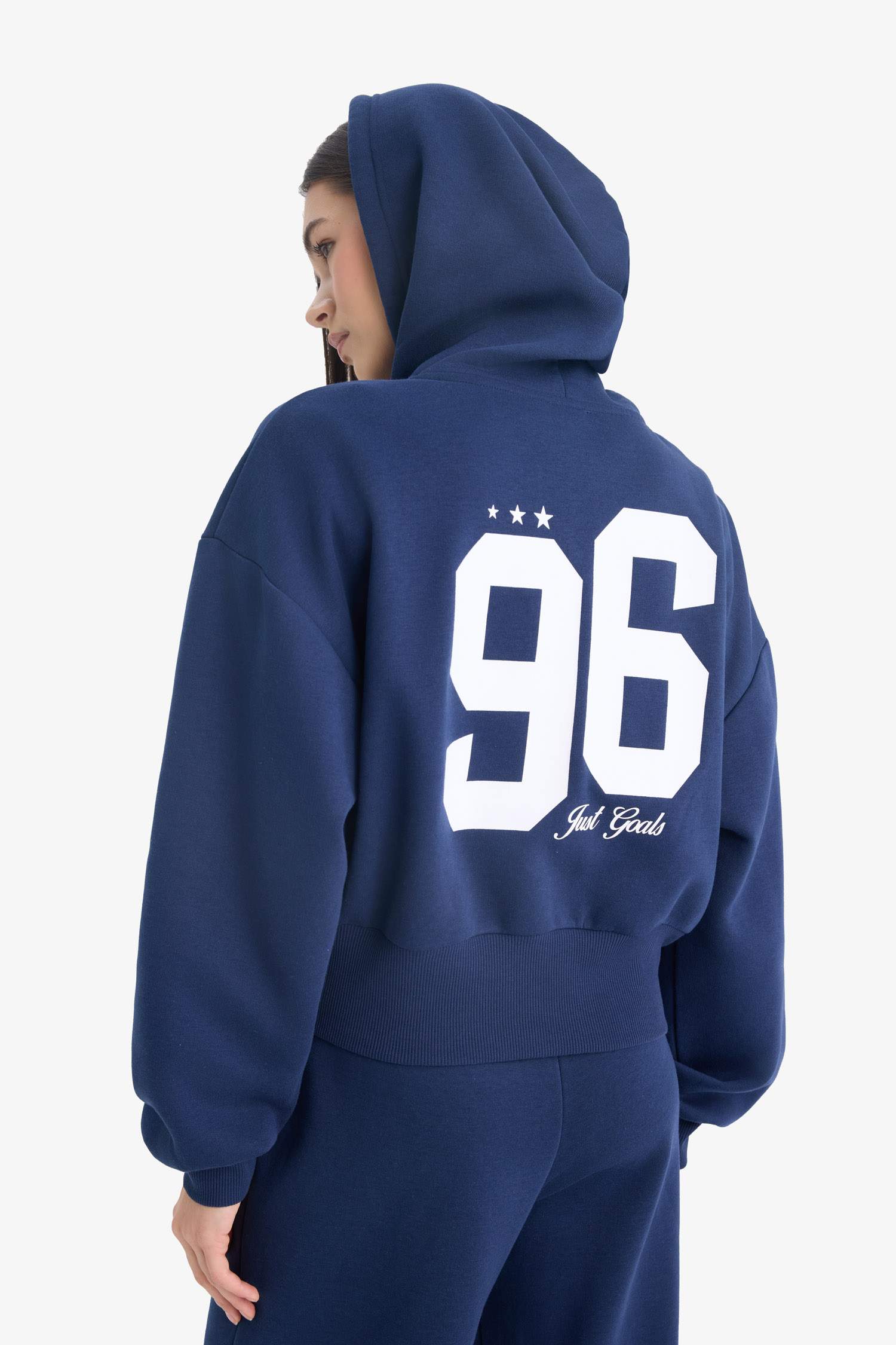 Oversize толстовка с капюшоном и принтом из плотной ткани Coool