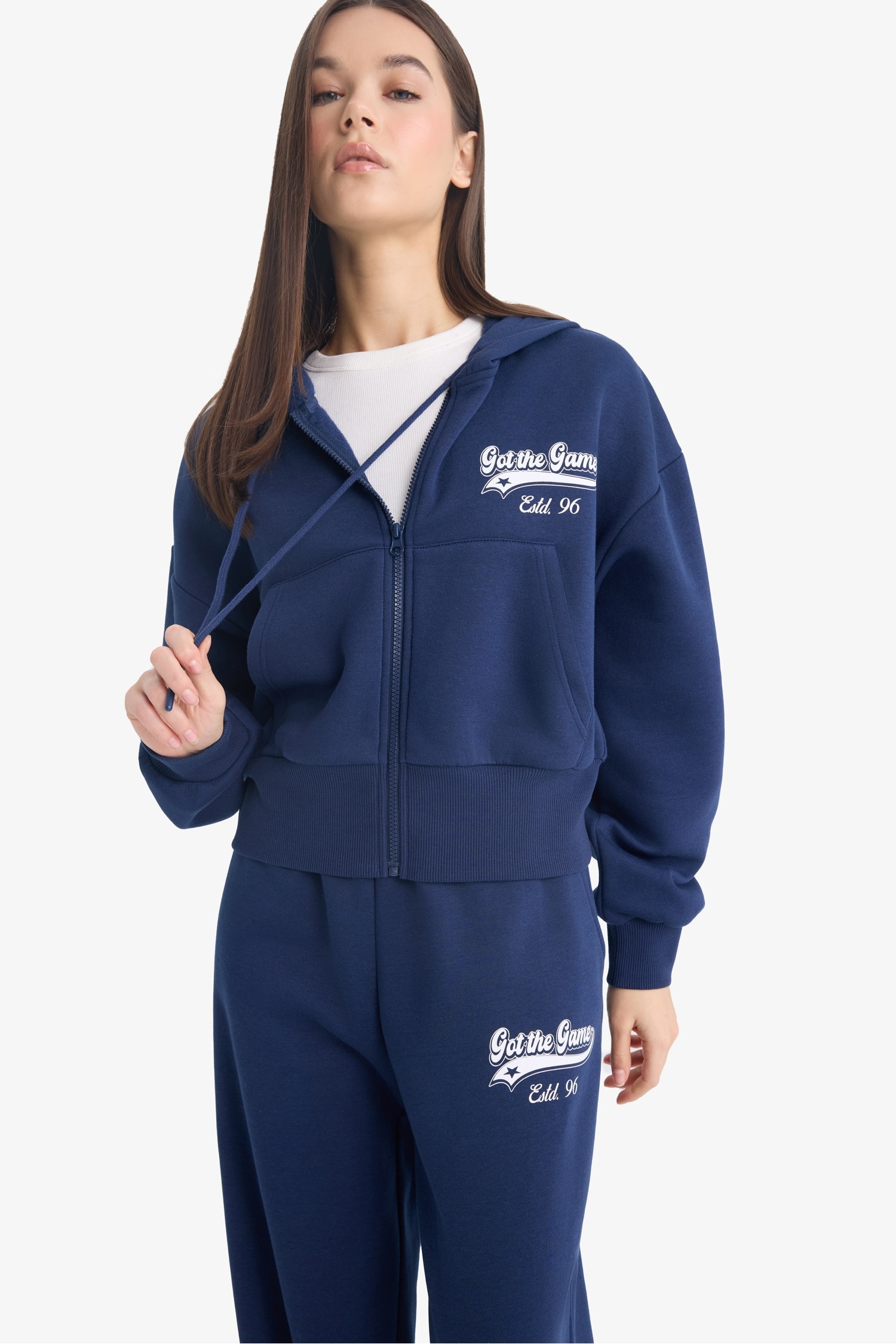 Oversize толстовка с капюшоном и принтом из плотной ткани Coool