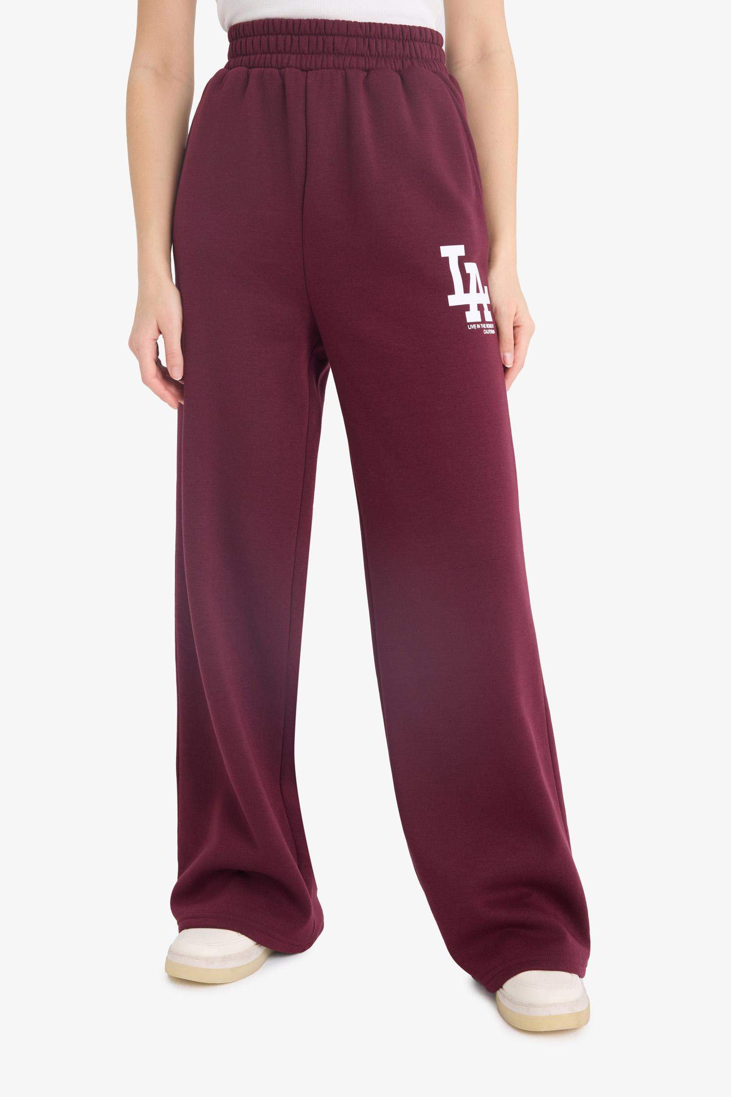 Coool Wide Leg брюки с принтом из плотной ткани