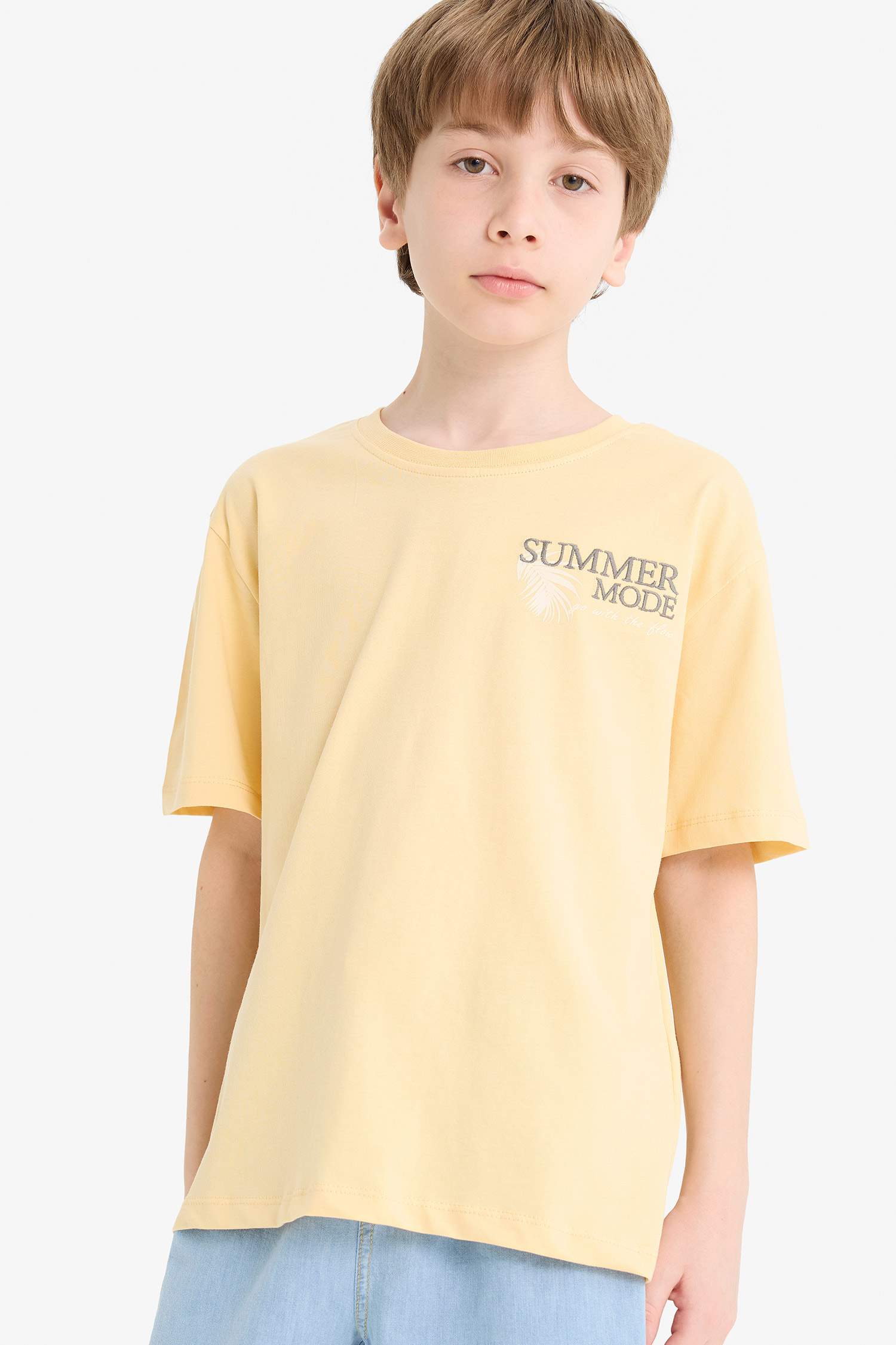 تيشيرت ولادي نص ردن قصة عادية مطبوع