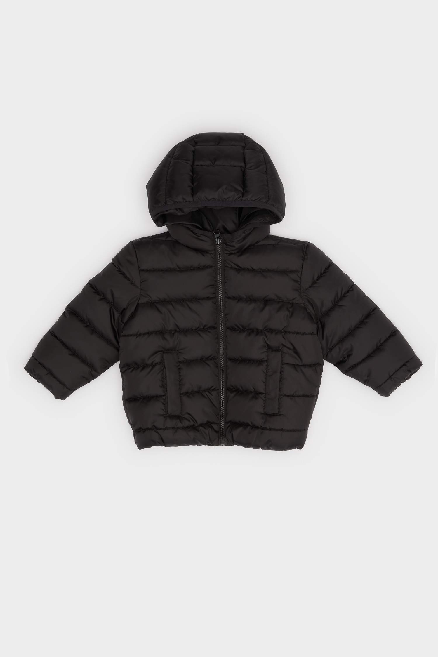 جاكيت بامب اولادي اسود وتر بروف بكابيشون