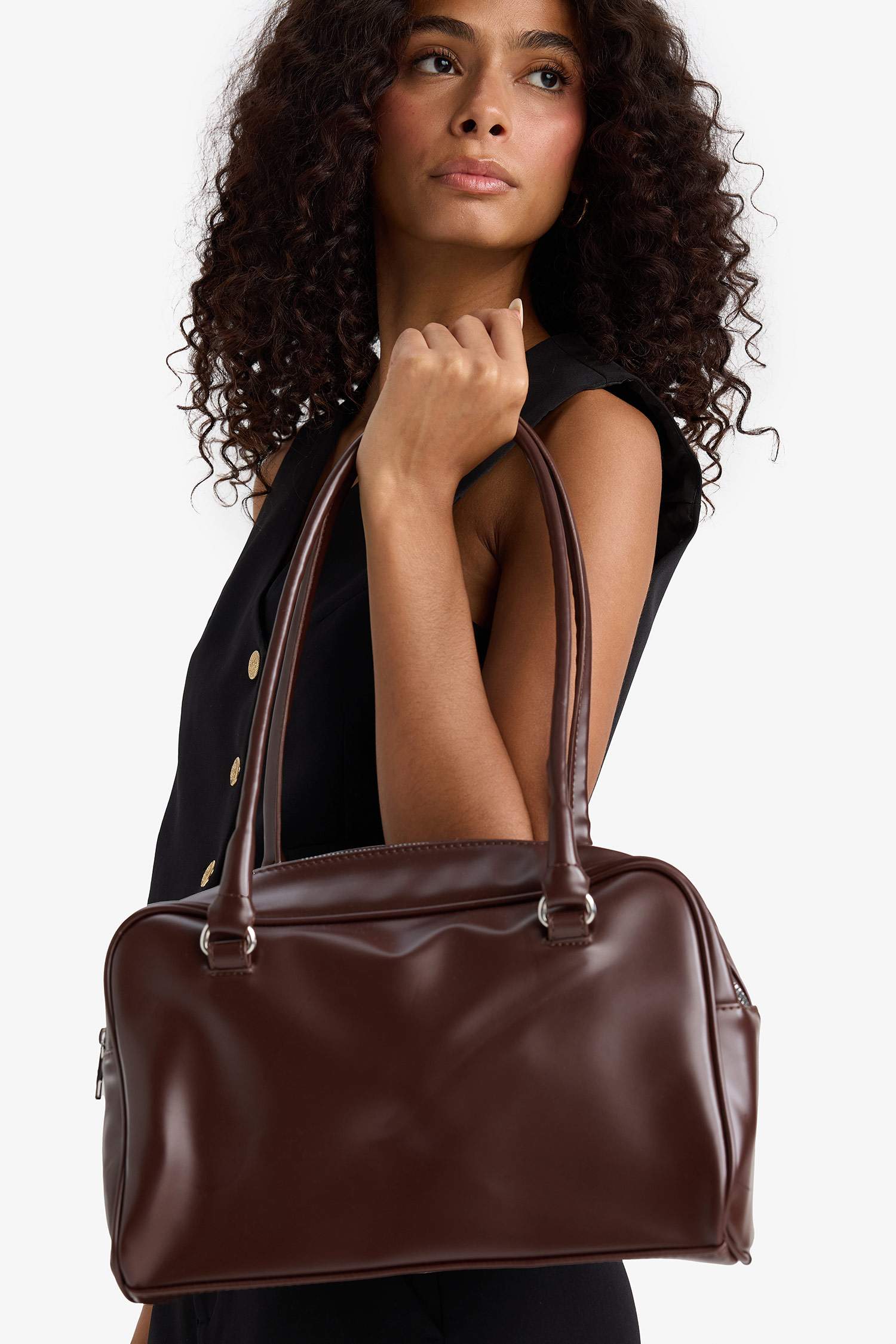 Kadın Suni Deri Omuz Çantası