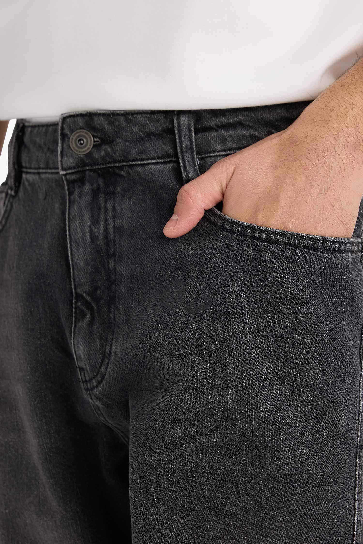 سروال جينز 90’S سليم فيت بساق ضيق