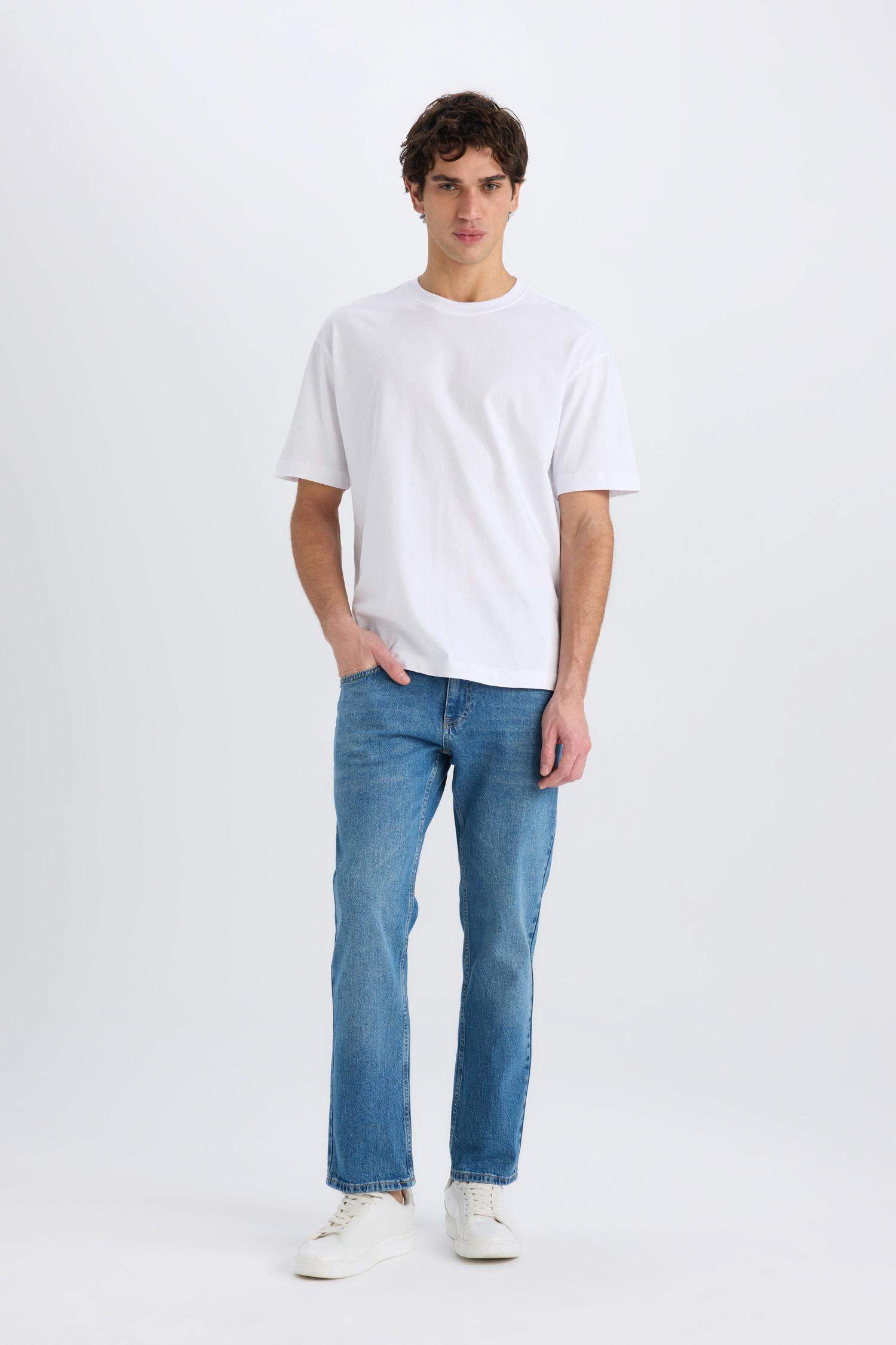 Sergio Regular Fit Normal Kalıp Normal Bel Boru Paça Jean Pantolon