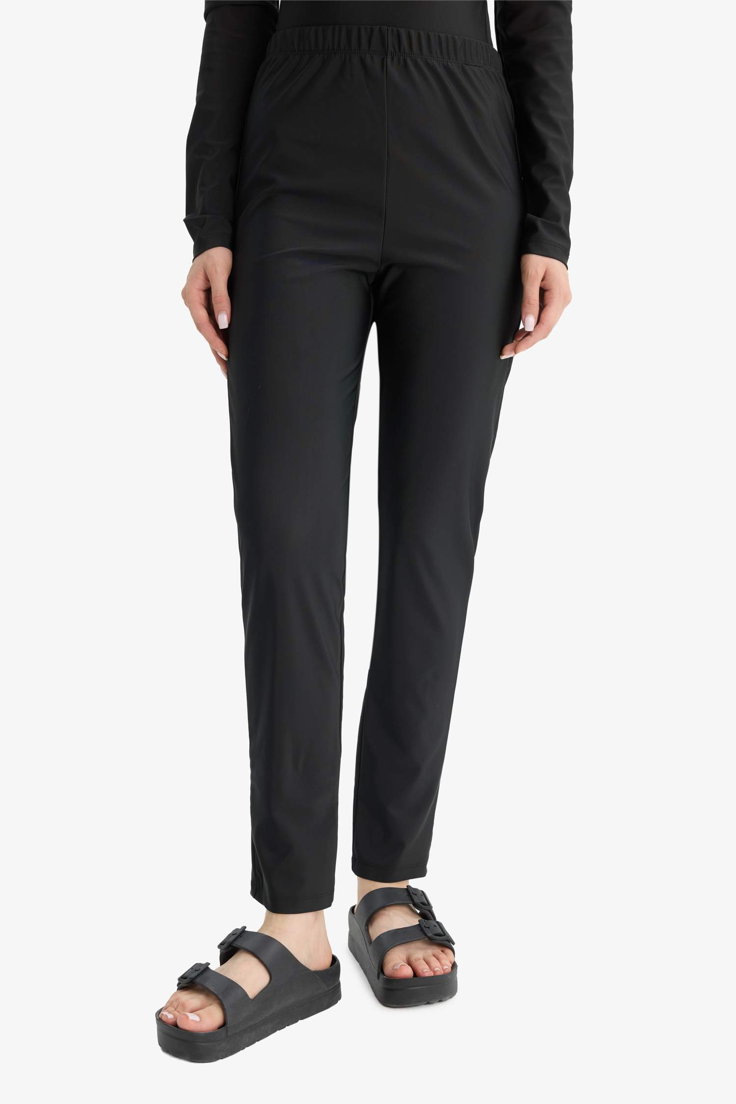 طقم بوركيني قصة عادية - 3 قطع