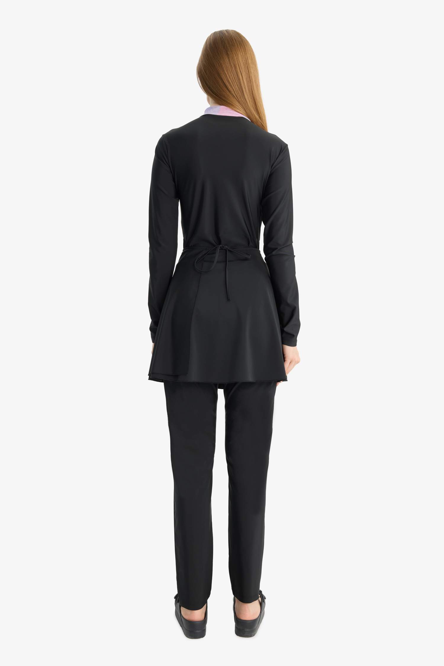 طقم بوركيني قصة عادية - 3 قطع