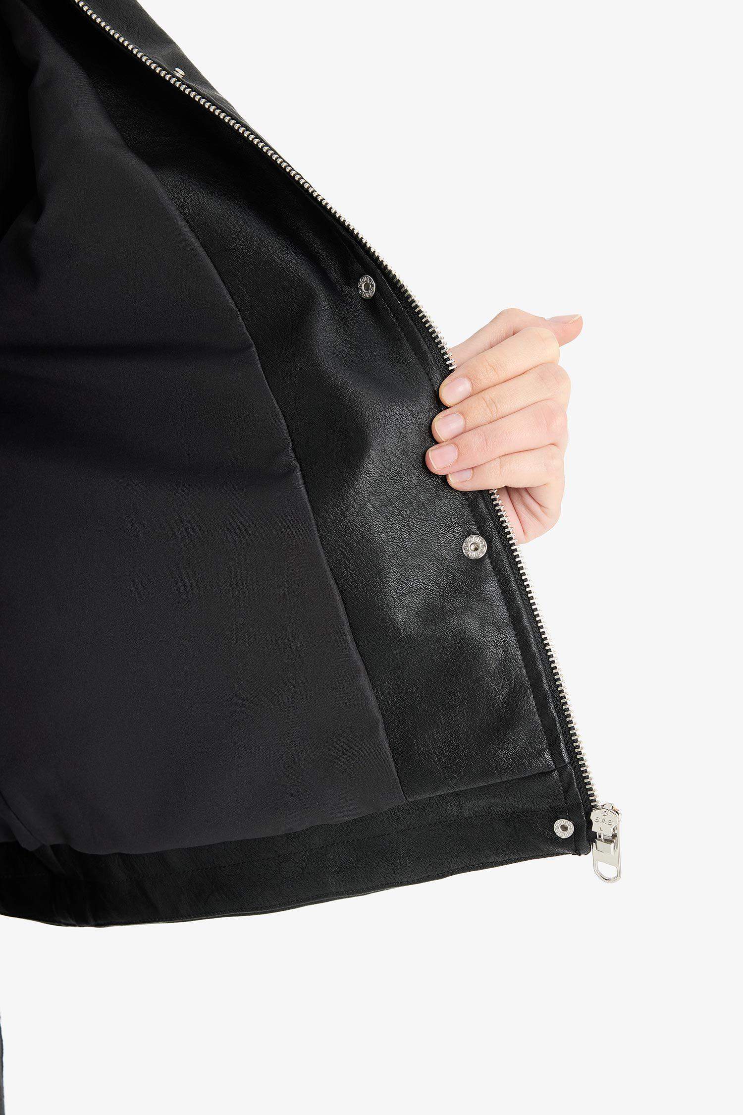 поло жаға ПУ Күртеше