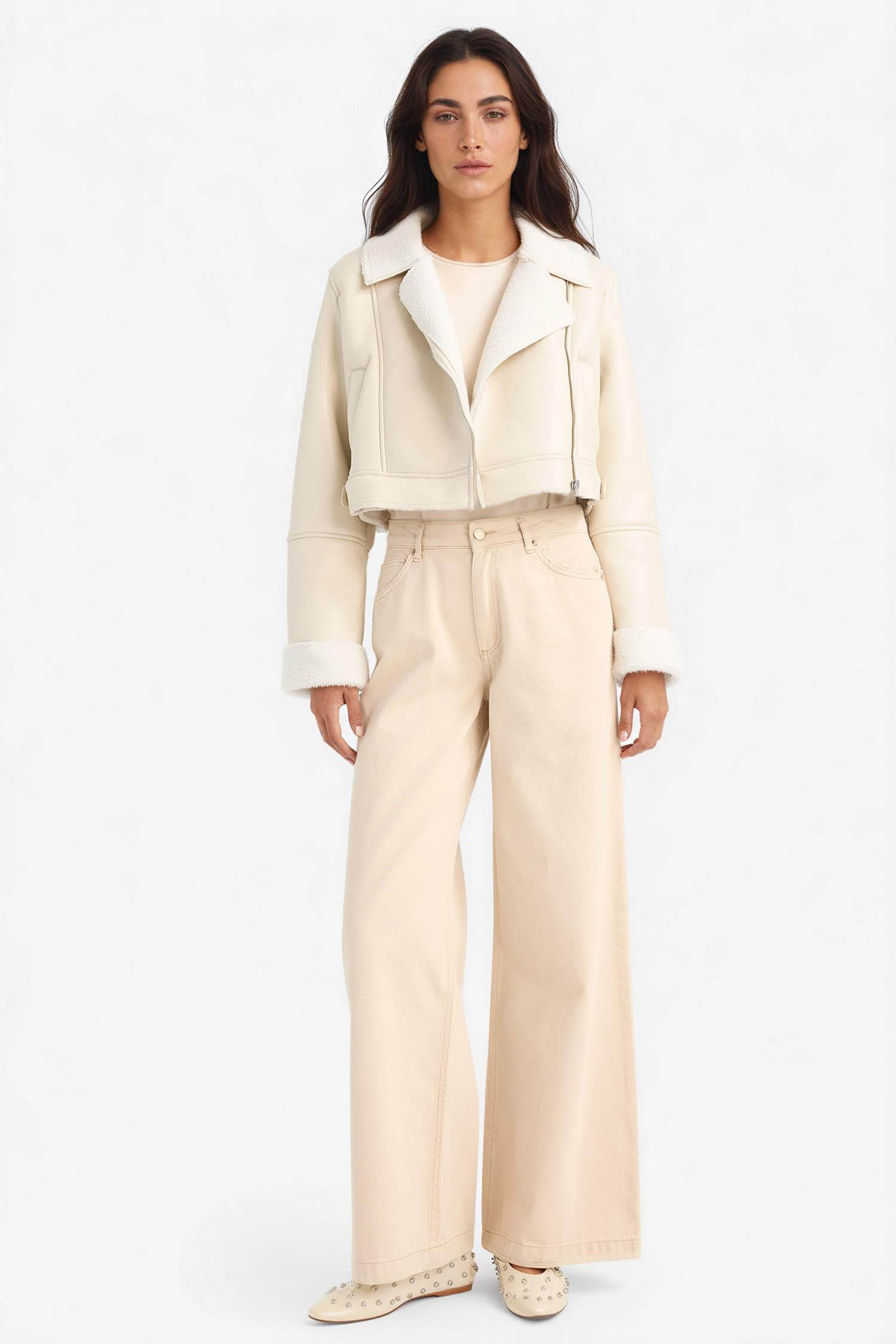 Regular Fıt Suni Kürk Astarlı Mont