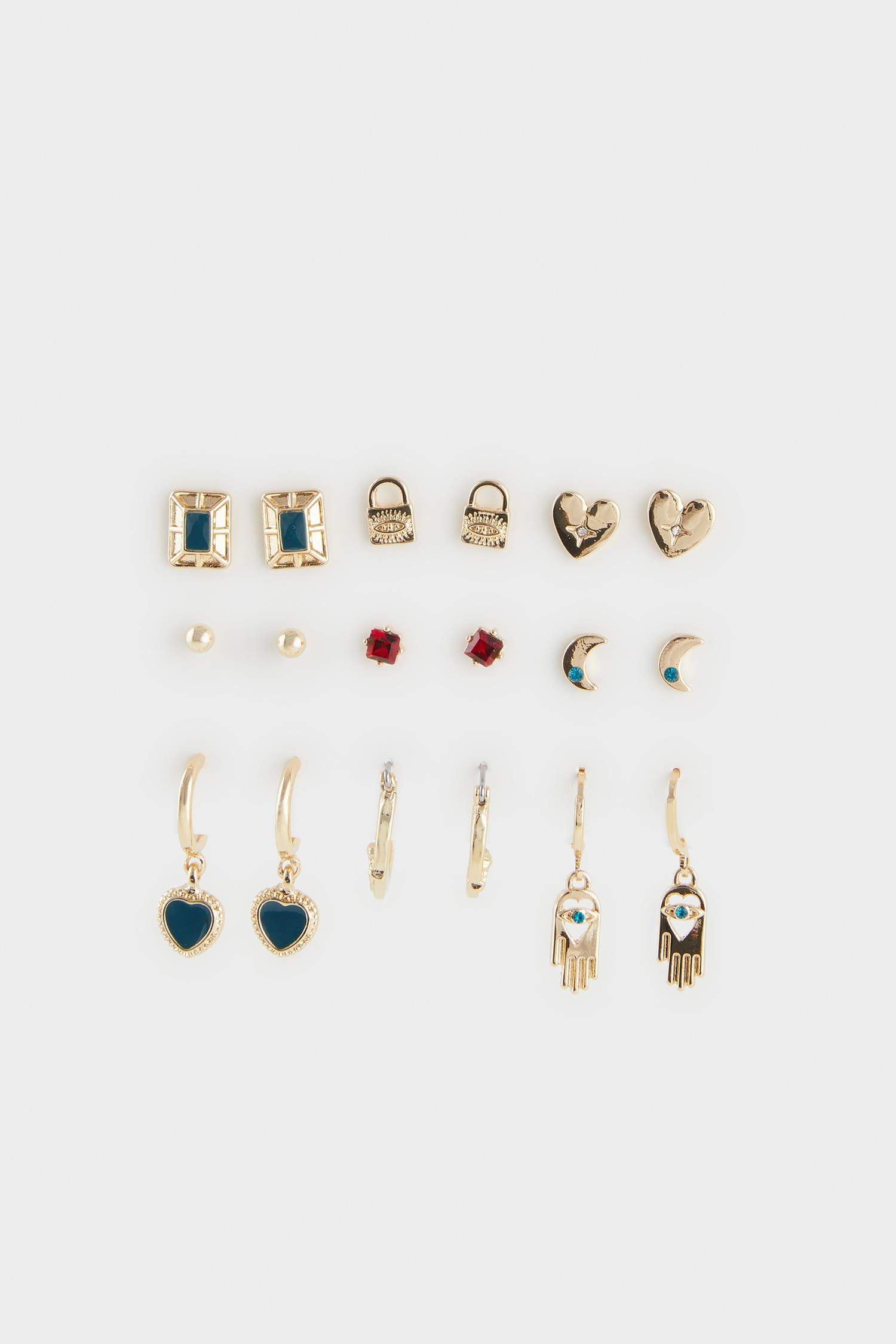 تراجي ذهبي نسائي - 9 قطع