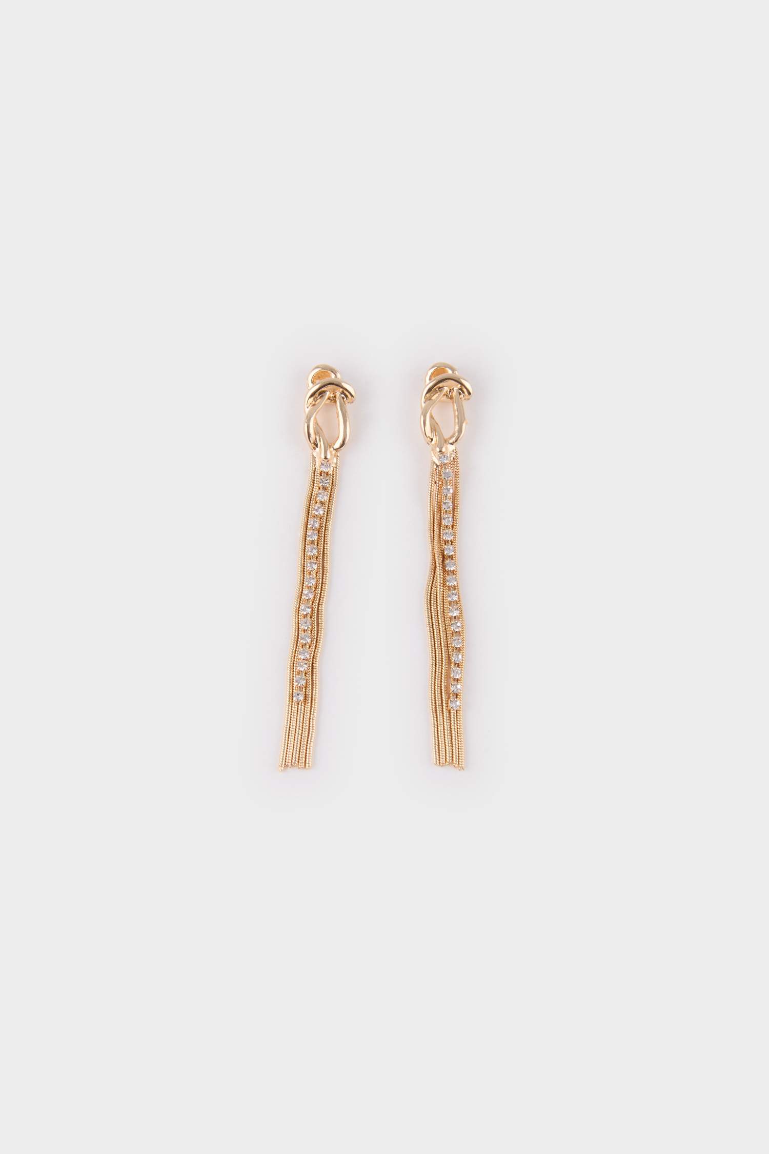 Kadın Sallantılı Gold Küpe