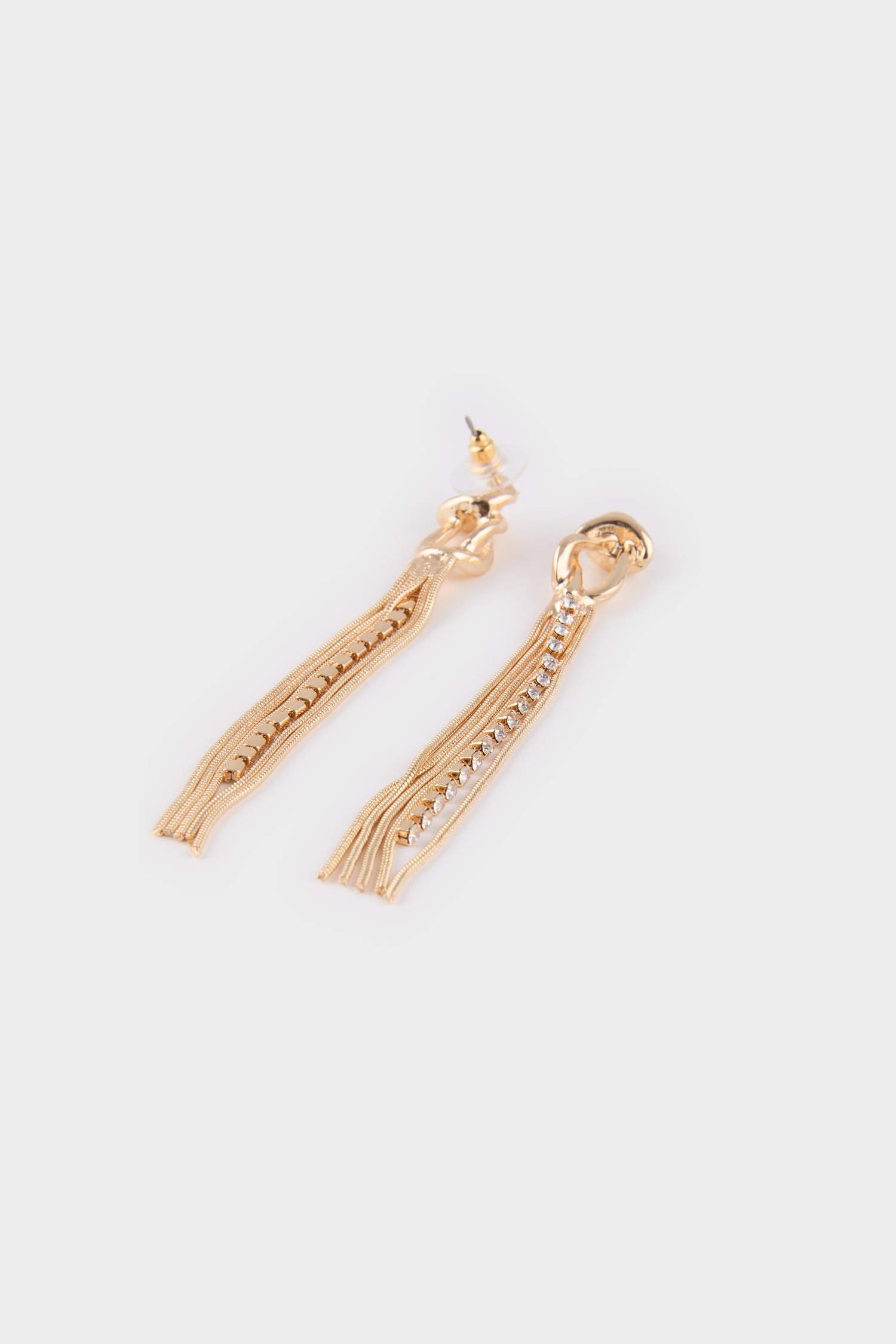 Kadın Sallantılı Gold Küpe