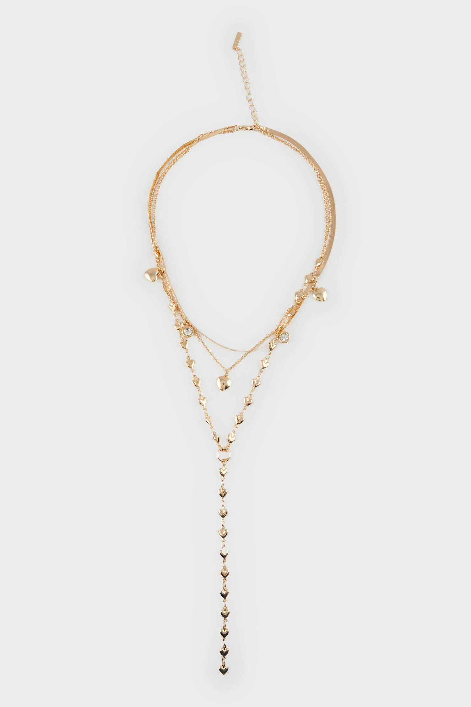 Collier doré en Y pour femme