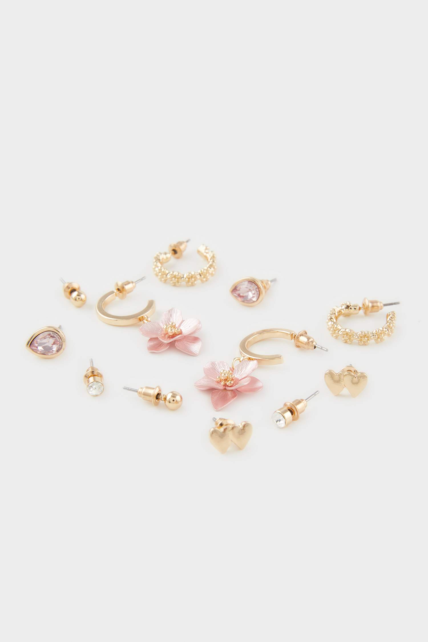 Kadın 6'lı Gold Küpe