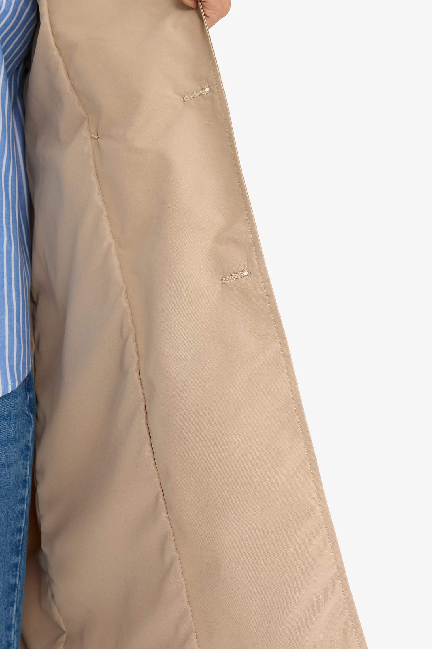 Regular Fit Kemerli Cepli Trençkot