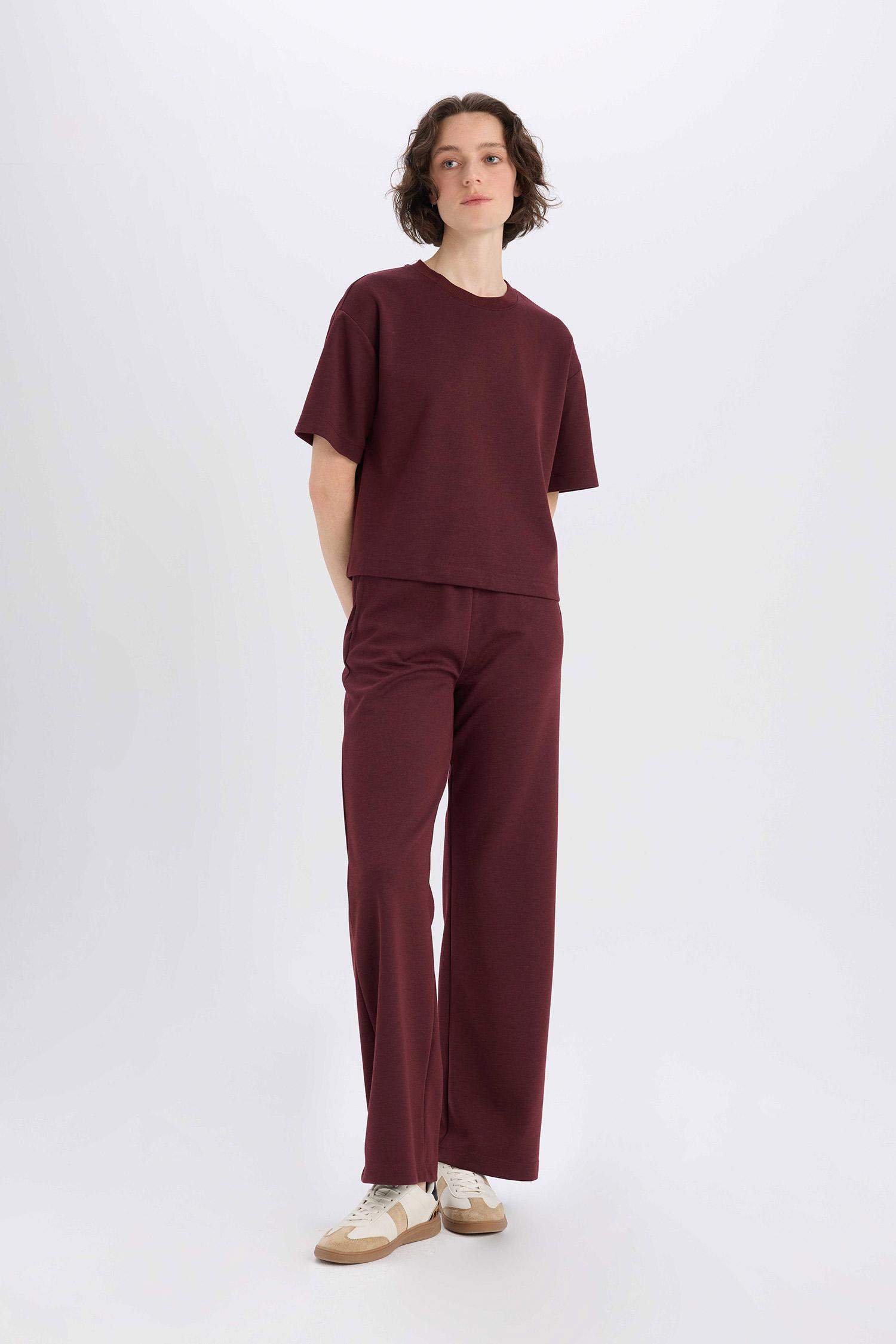 سروال بقصة مستقيمة و جيوب