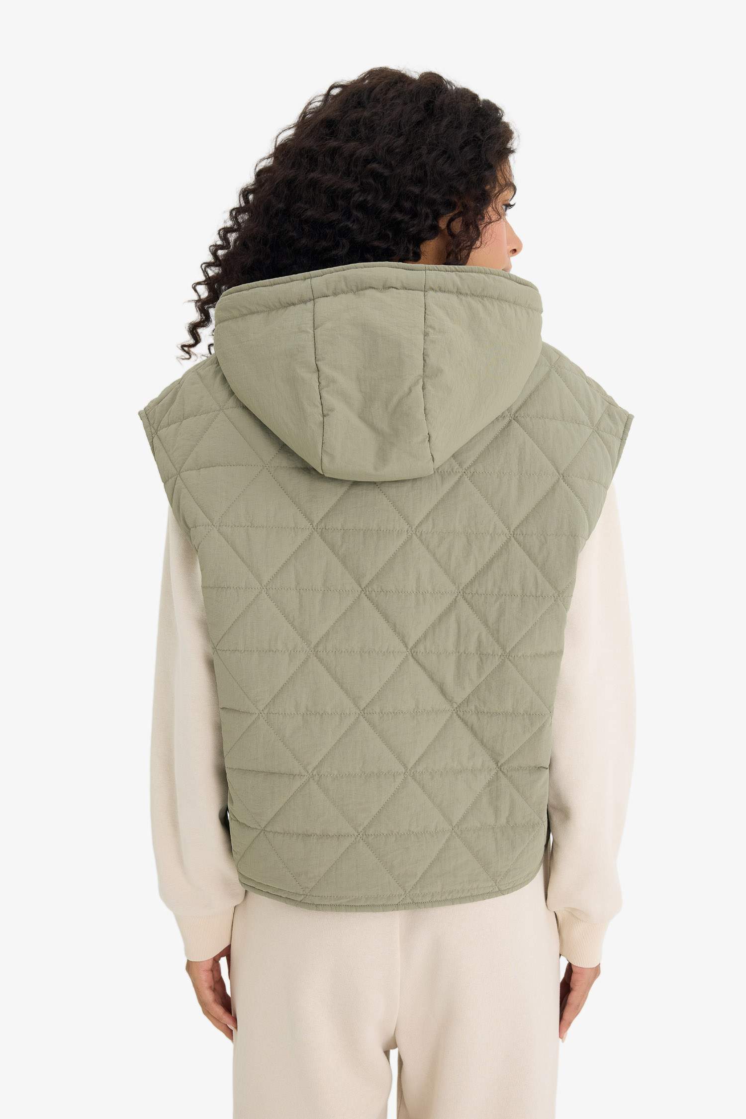 يلك مبطن قصة مريحة بغطاء للرأس