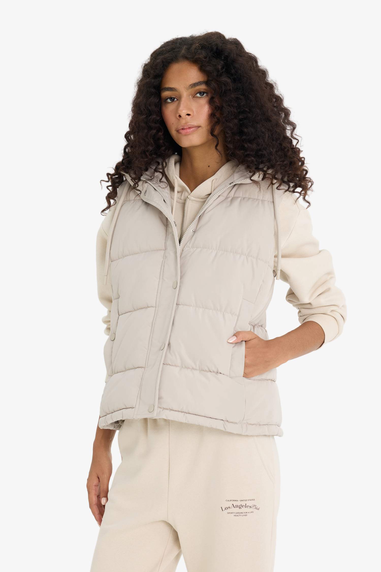 يلك بامب قصة عادية بغطاء للرأس