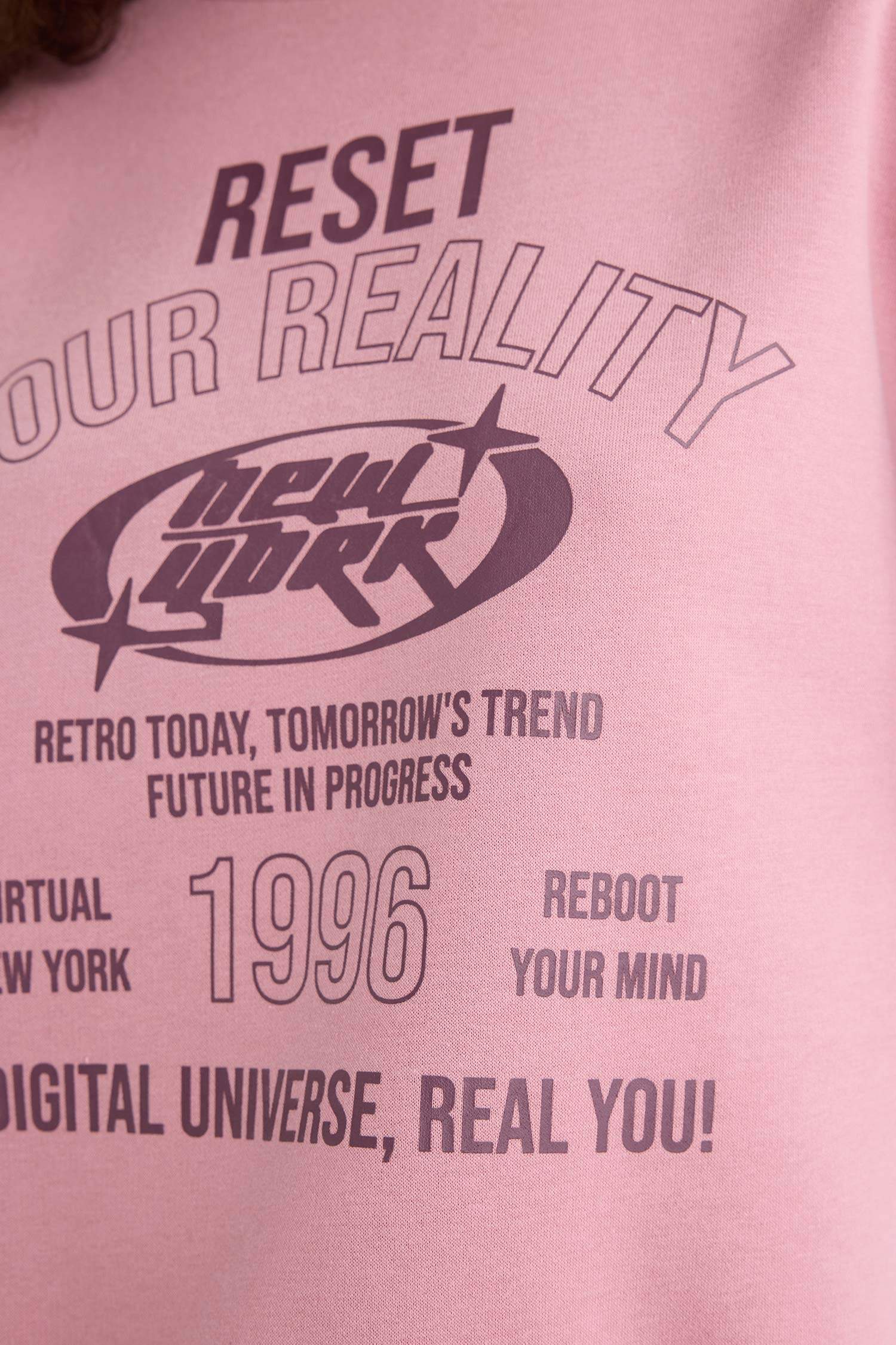 Regular Fit Printed Long Sleeve Sweatshirt