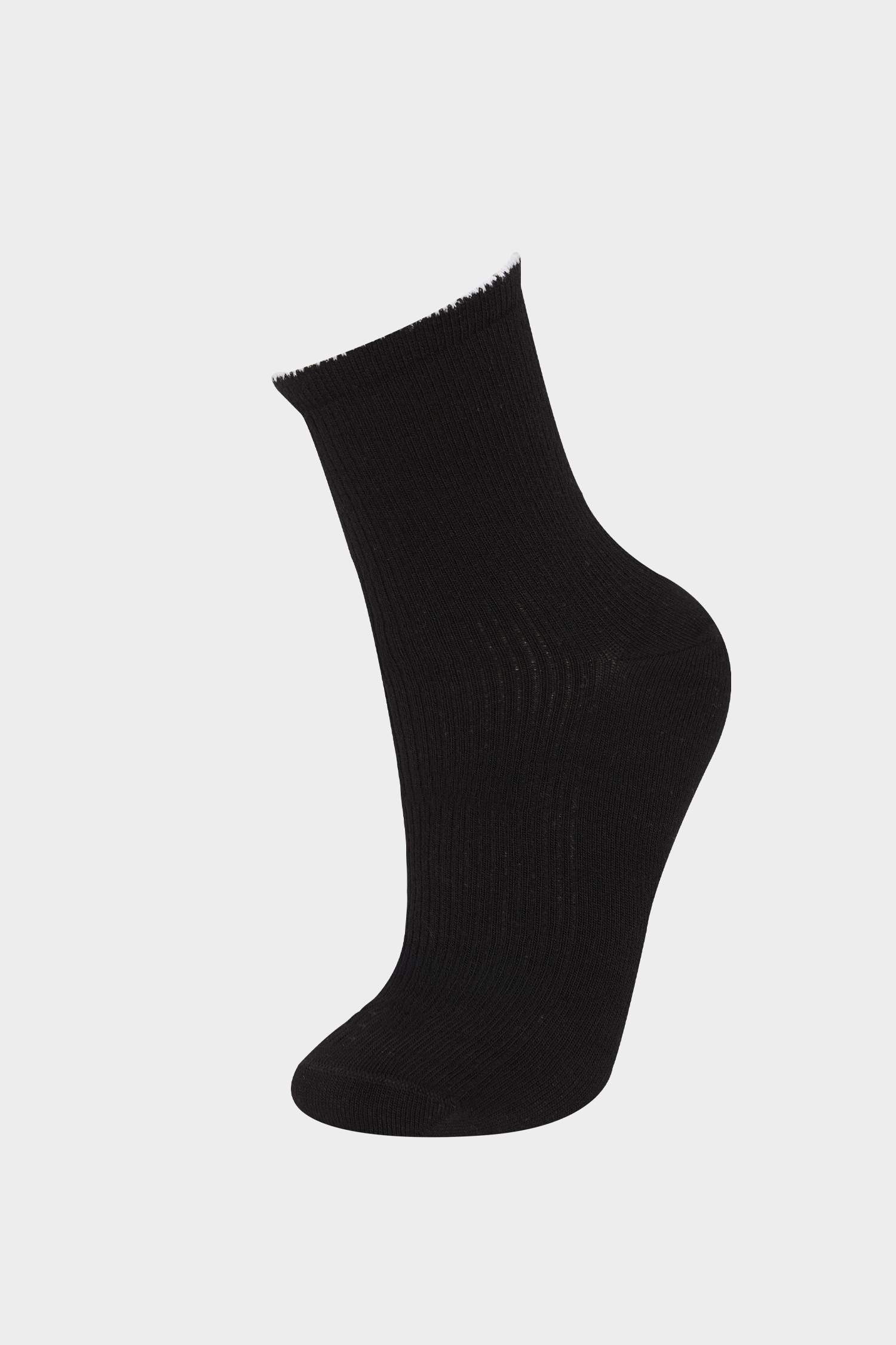 Kadın Dikişsiz Fırfırlı Ultra Soft 2'li Bambu Premium Soket Çorap