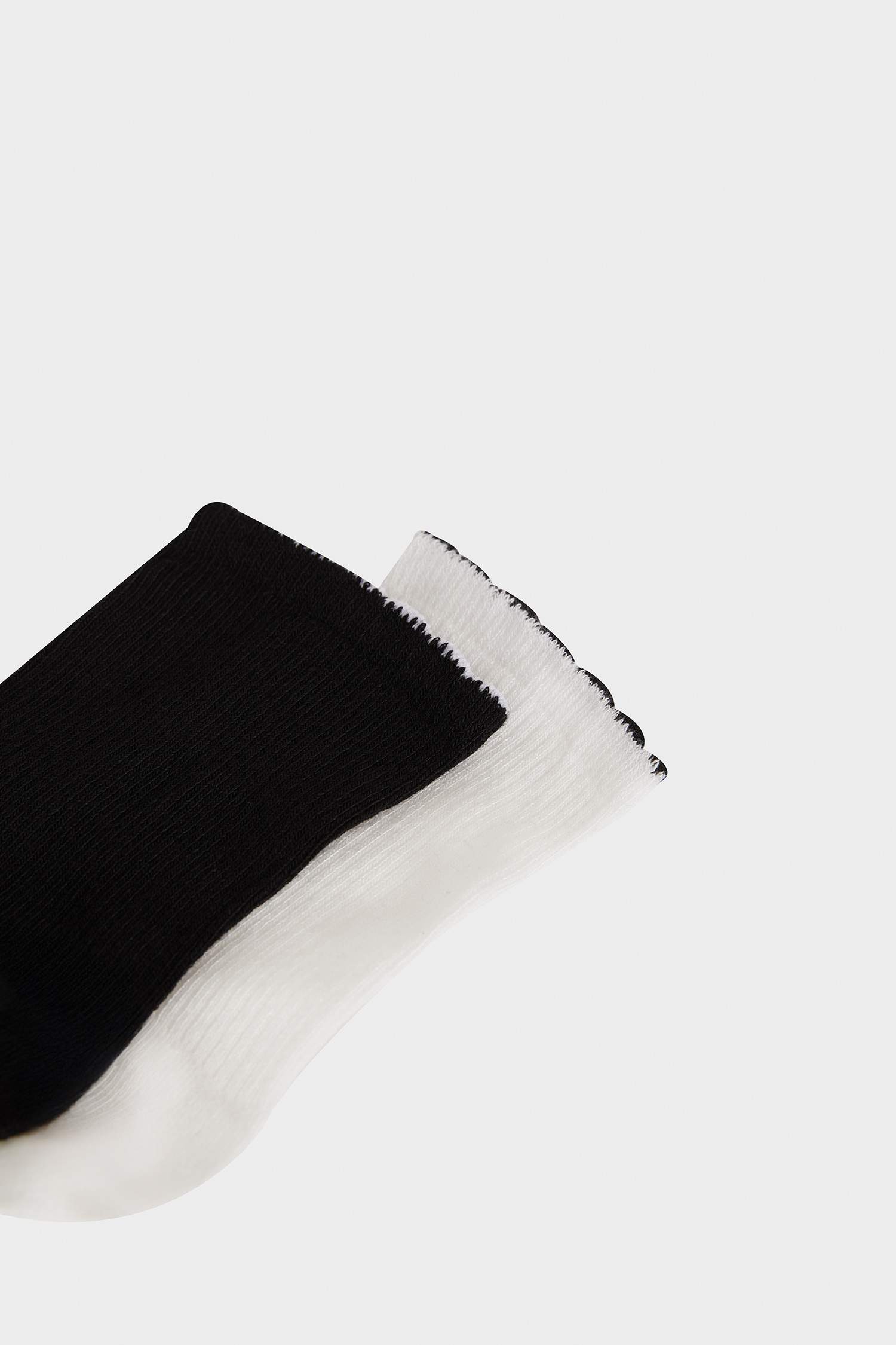 Kadın Dikişsiz Fırfırlı Ultra Soft 2'li Bambu Premium Soket Çorap