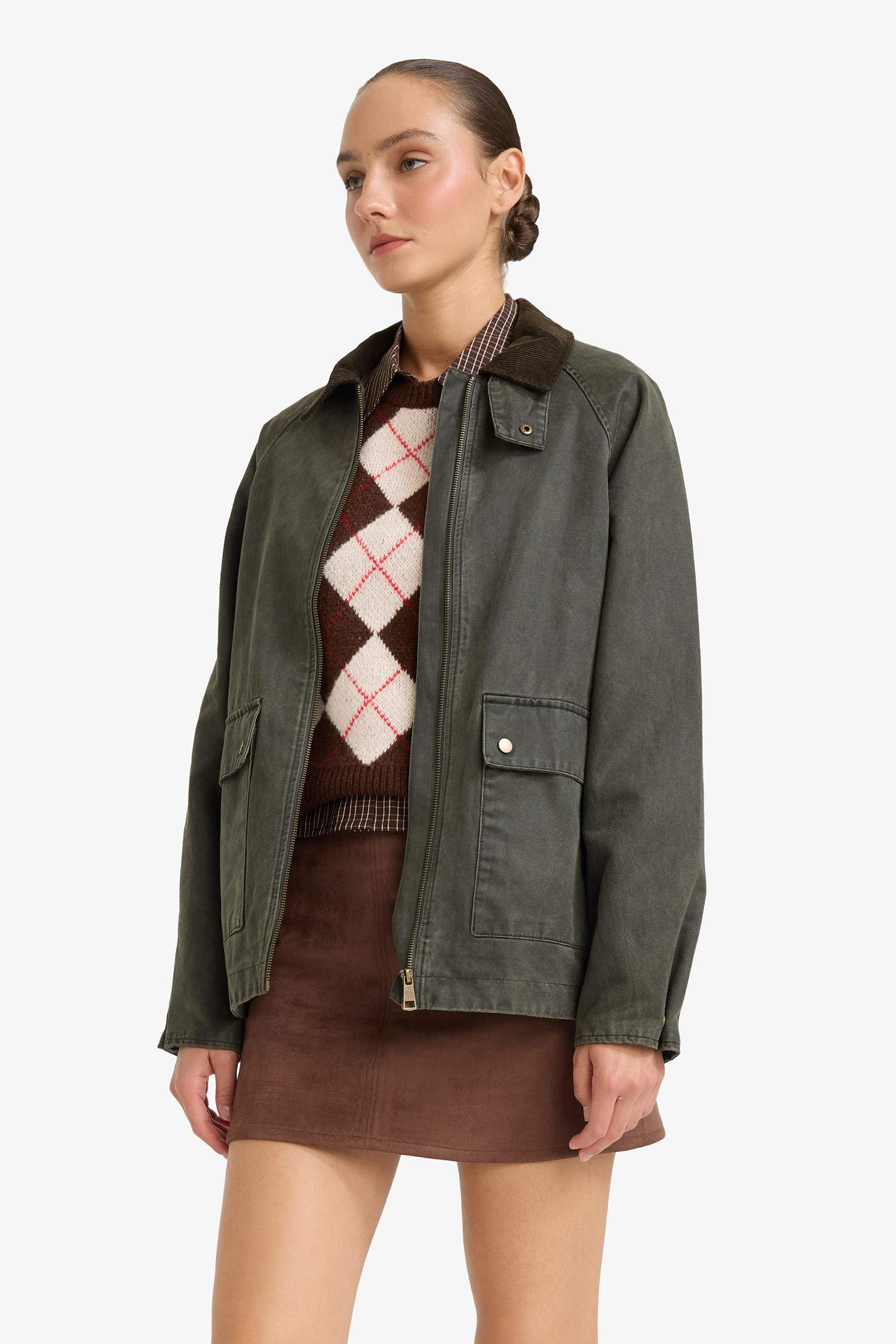 поло жаға Пальто