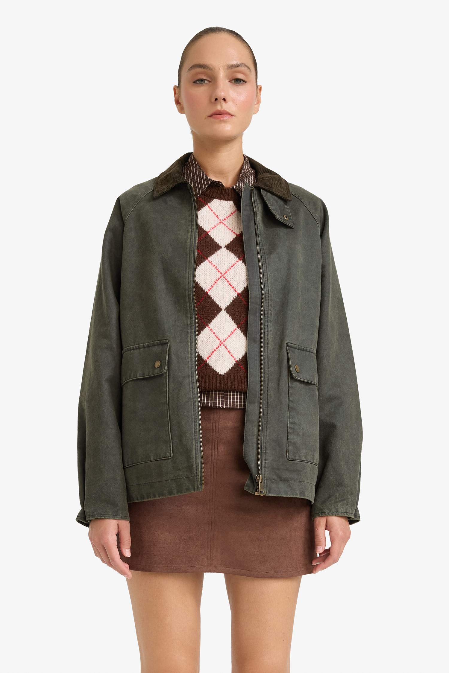 поло жаға Пальто