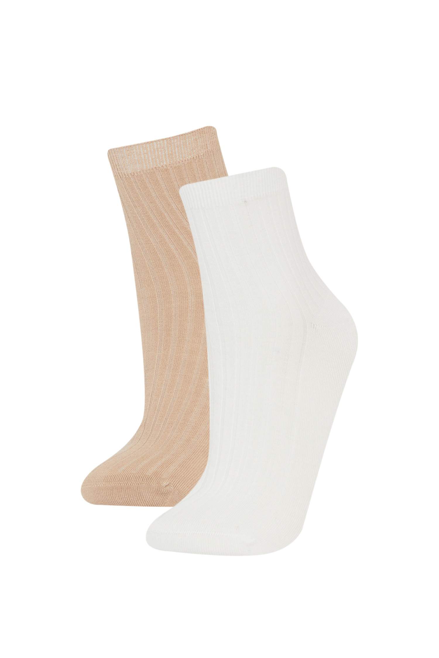 جوارب نسائية قصيرة مريحة من بامبو - قطعتين