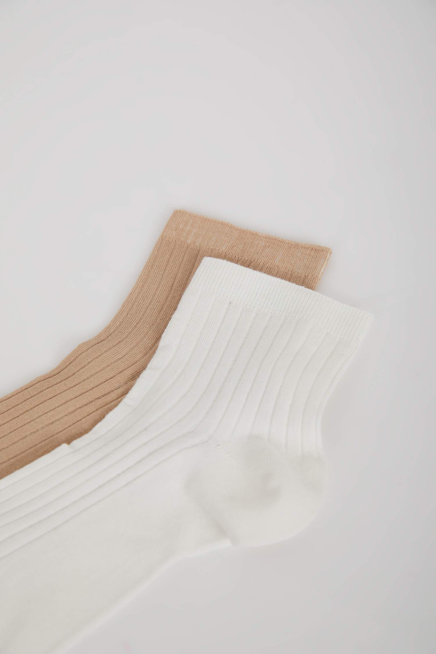 جوارب نسائية قصيرة مريحة من بامبو - قطعتين
