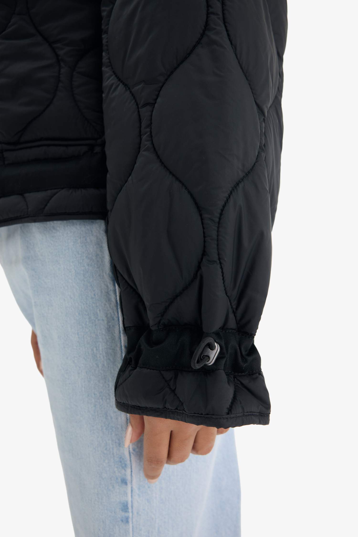 Su Geçirmez Regular Fit Fermuarlı Kapitoneli Mont