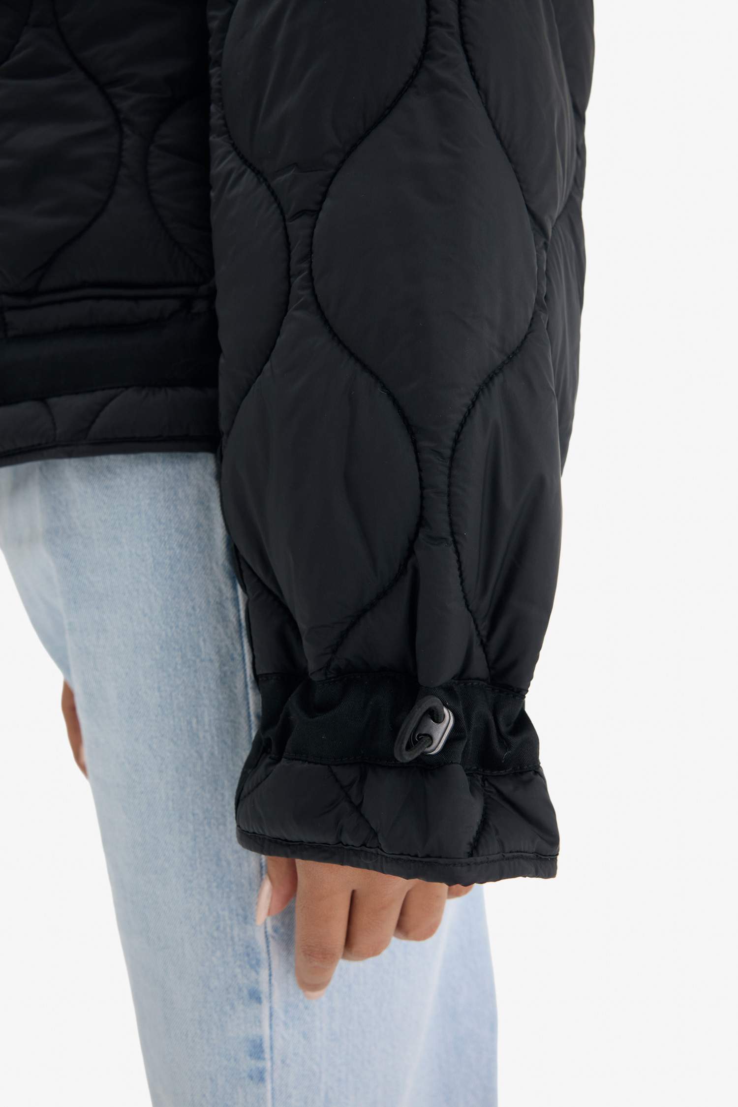 Su Geçirmez Regular Fit Fermuarlı Kapitoneli Mont