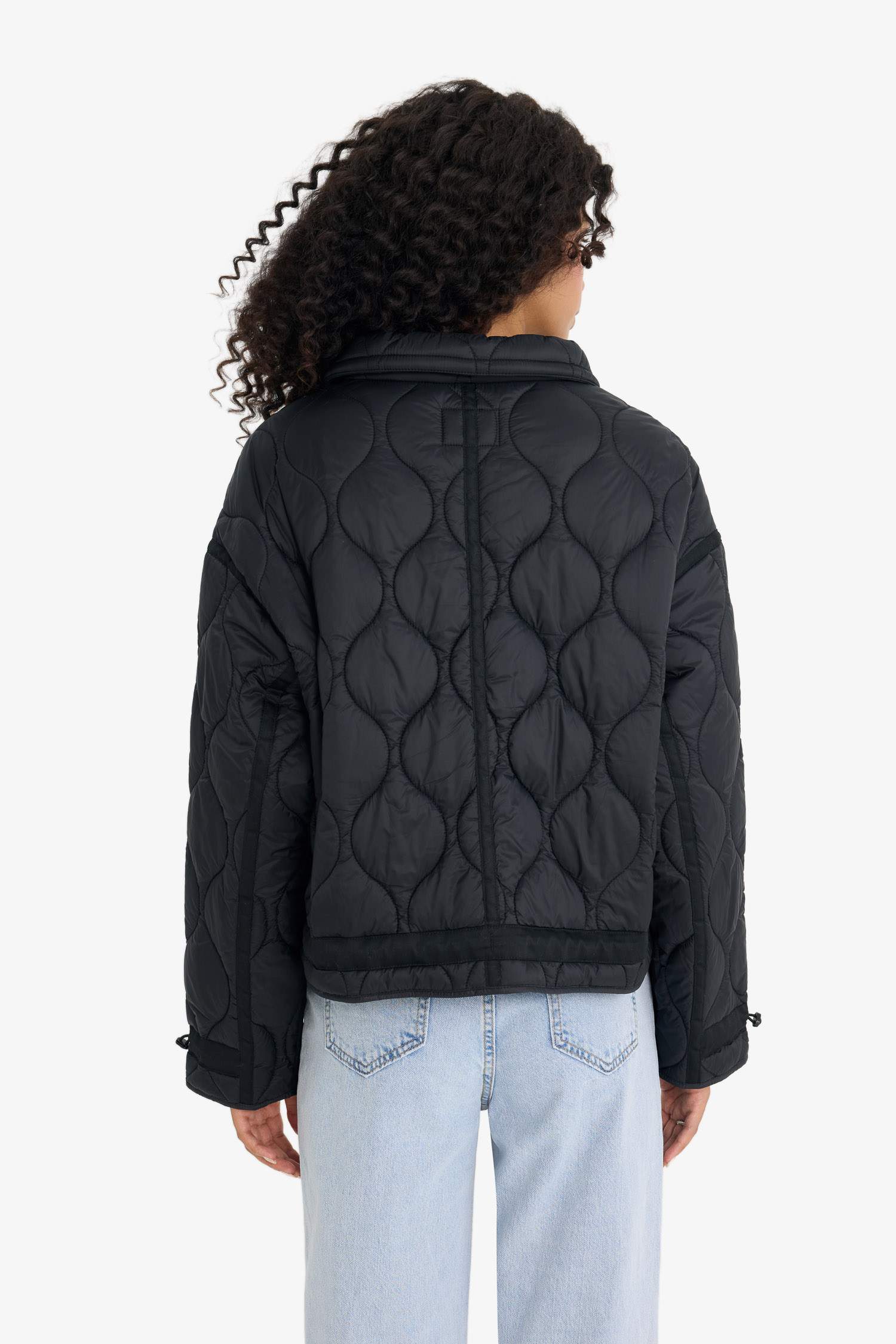 Su Geçirmez Regular Fit Fermuarlı Kapitoneli Mont