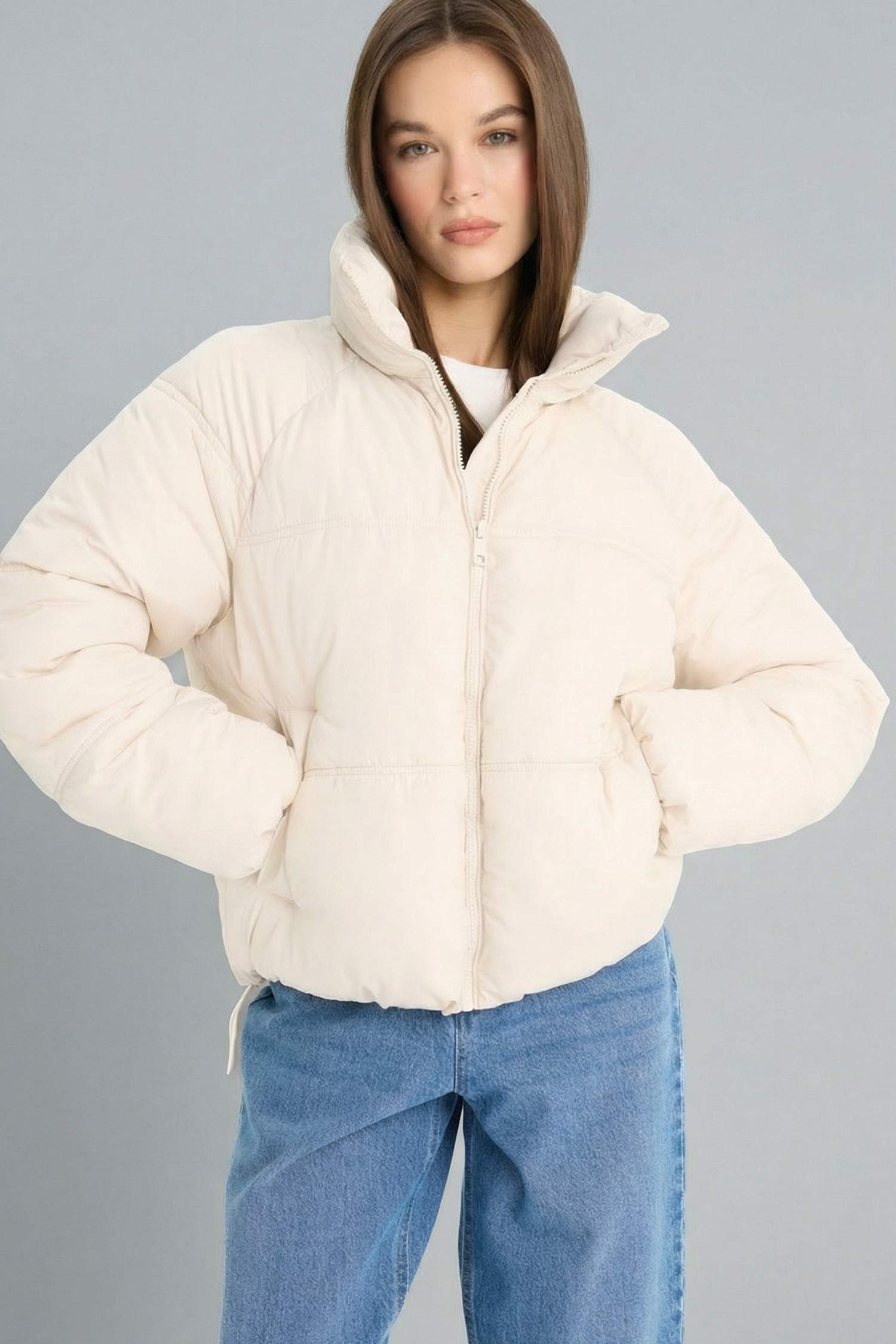 Waterproof Regular Fit Puffer Jacket