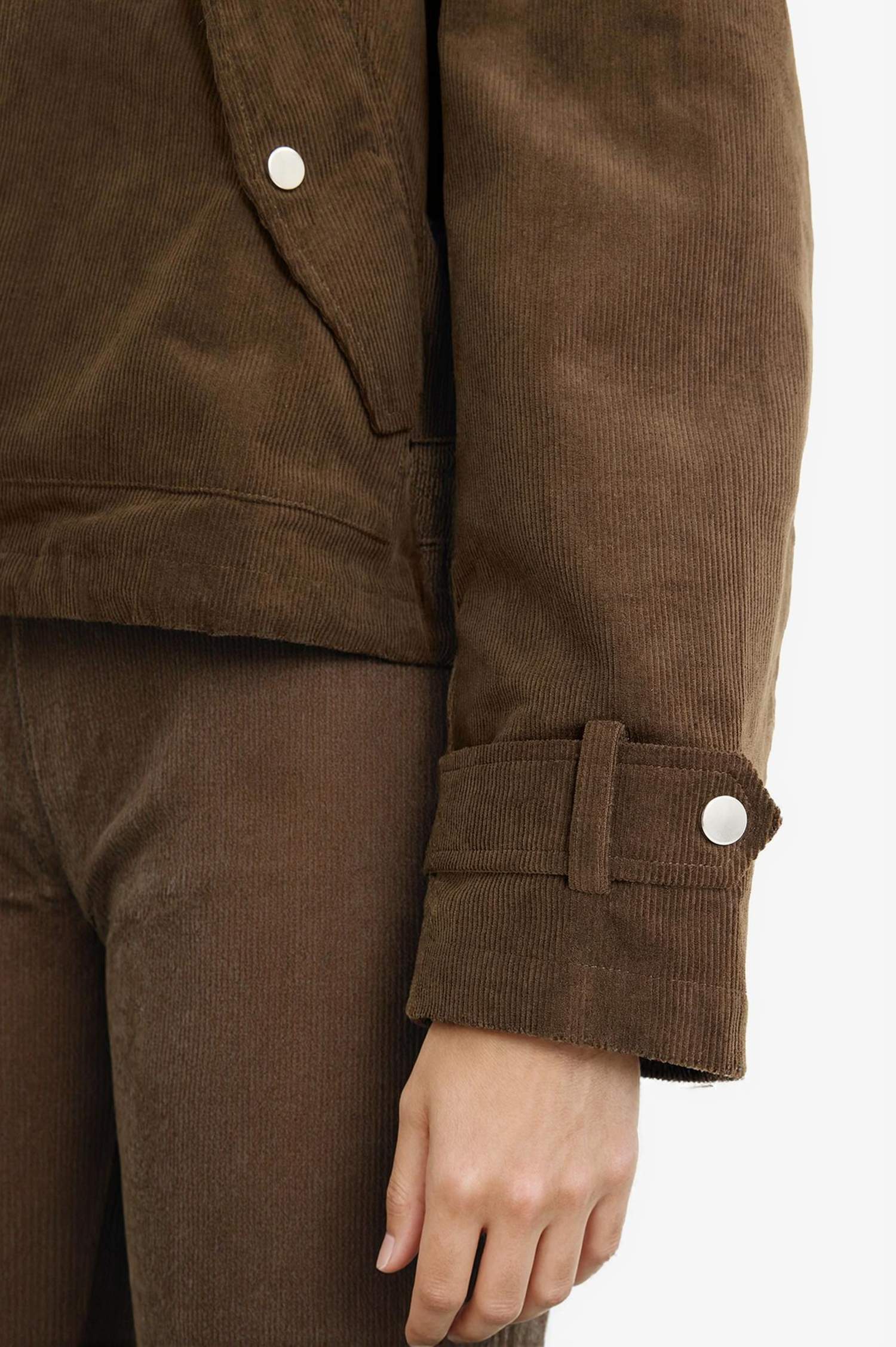 Regular Fit Cotton Waterproof Jacket