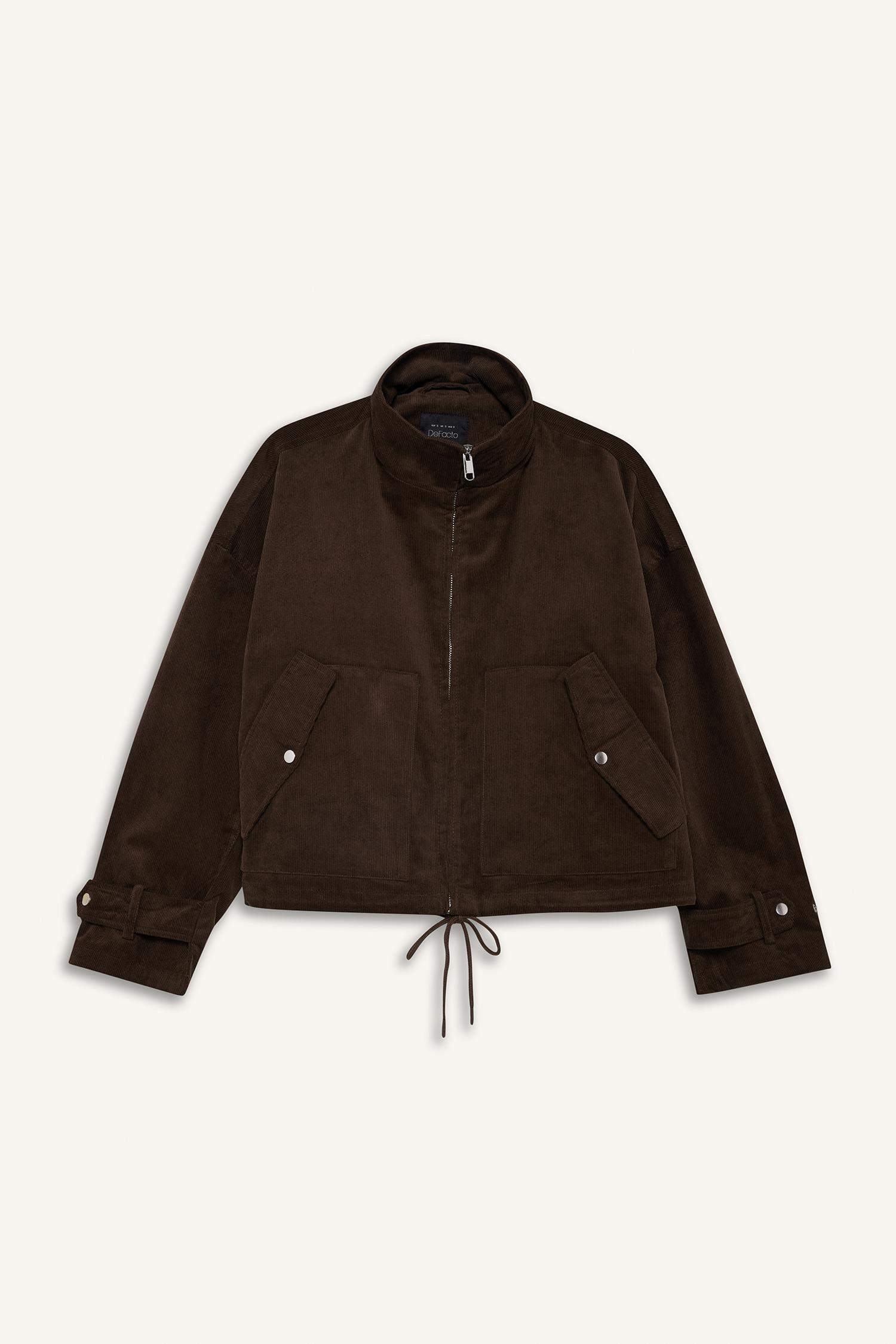 Regular Fit Cotton Waterproof Jacket