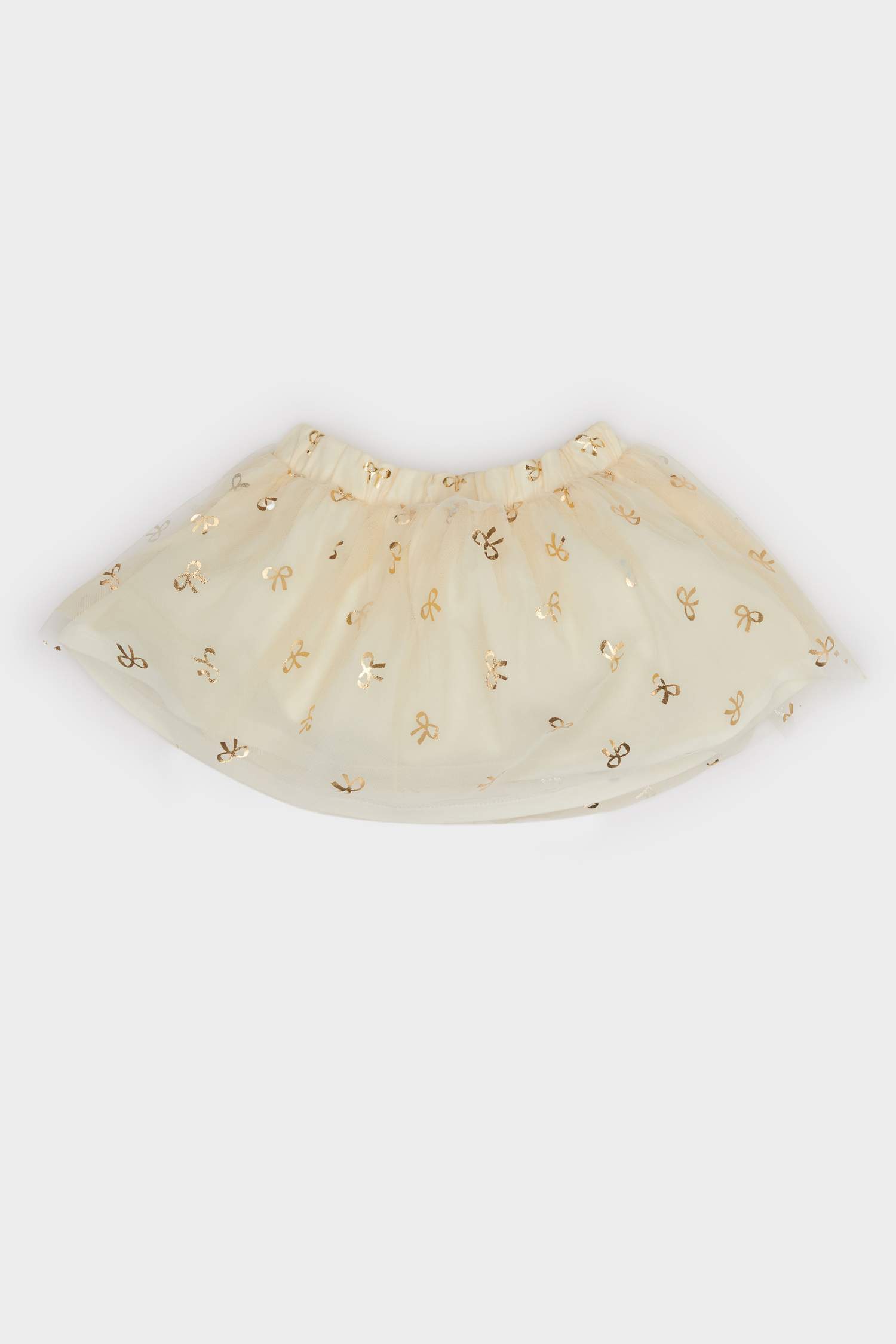 Baby Girl Tulle Regular Fit Printed Skirt