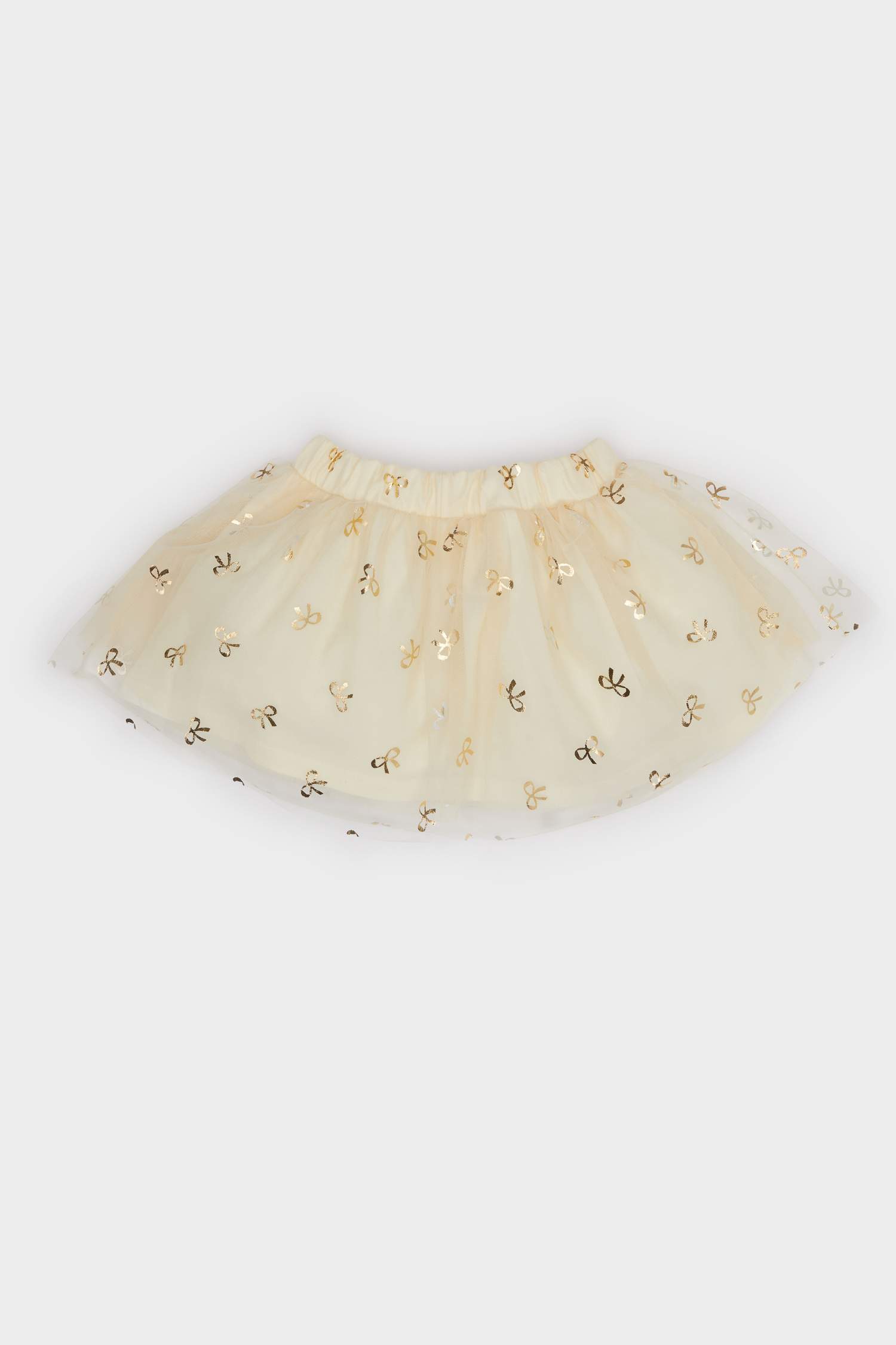 Baby Girl Tulle Regular Fit Printed Skirt